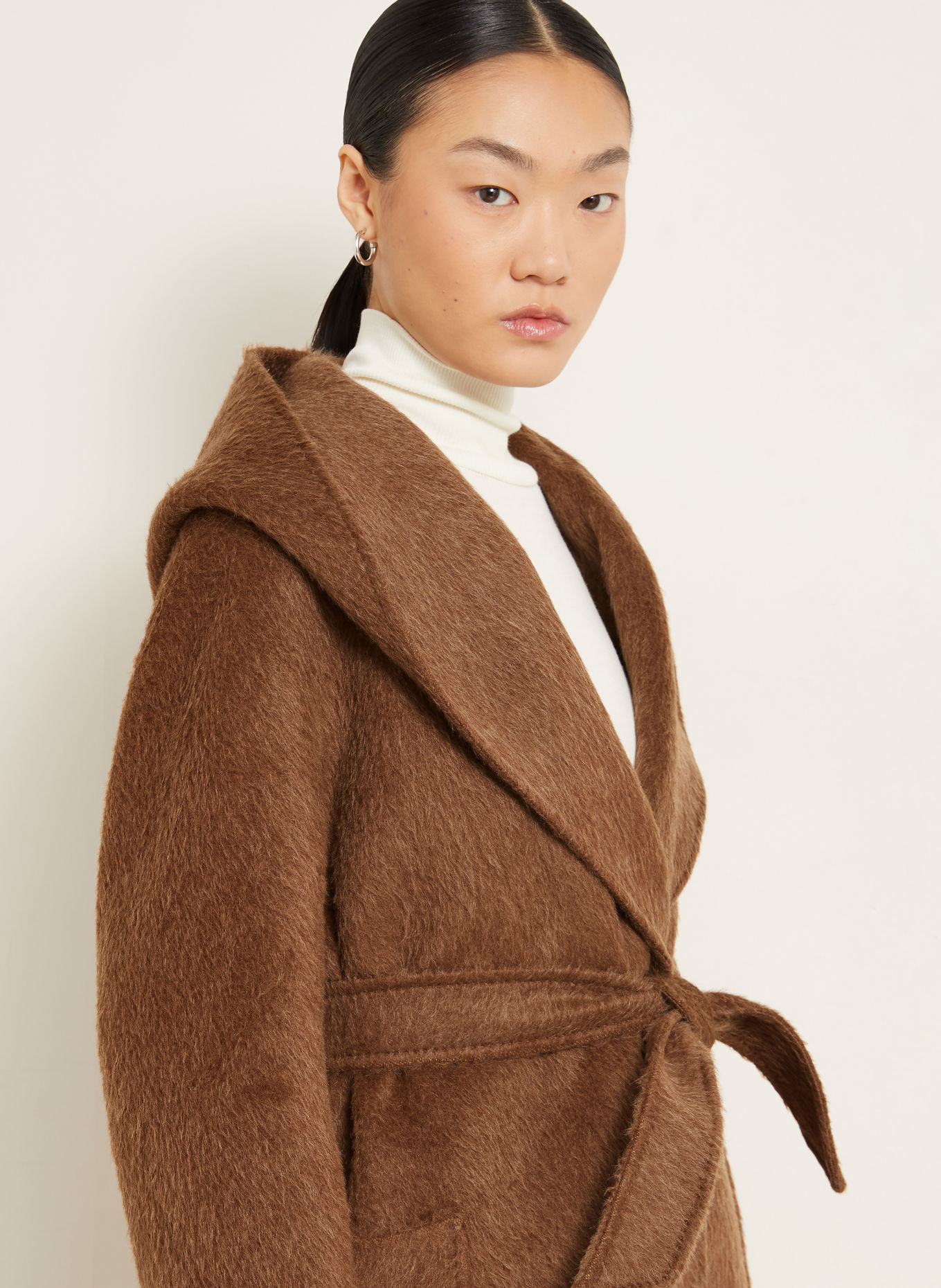 Max Mara Mantel GOLF mit Kamelhaar: HELLBRAUN
