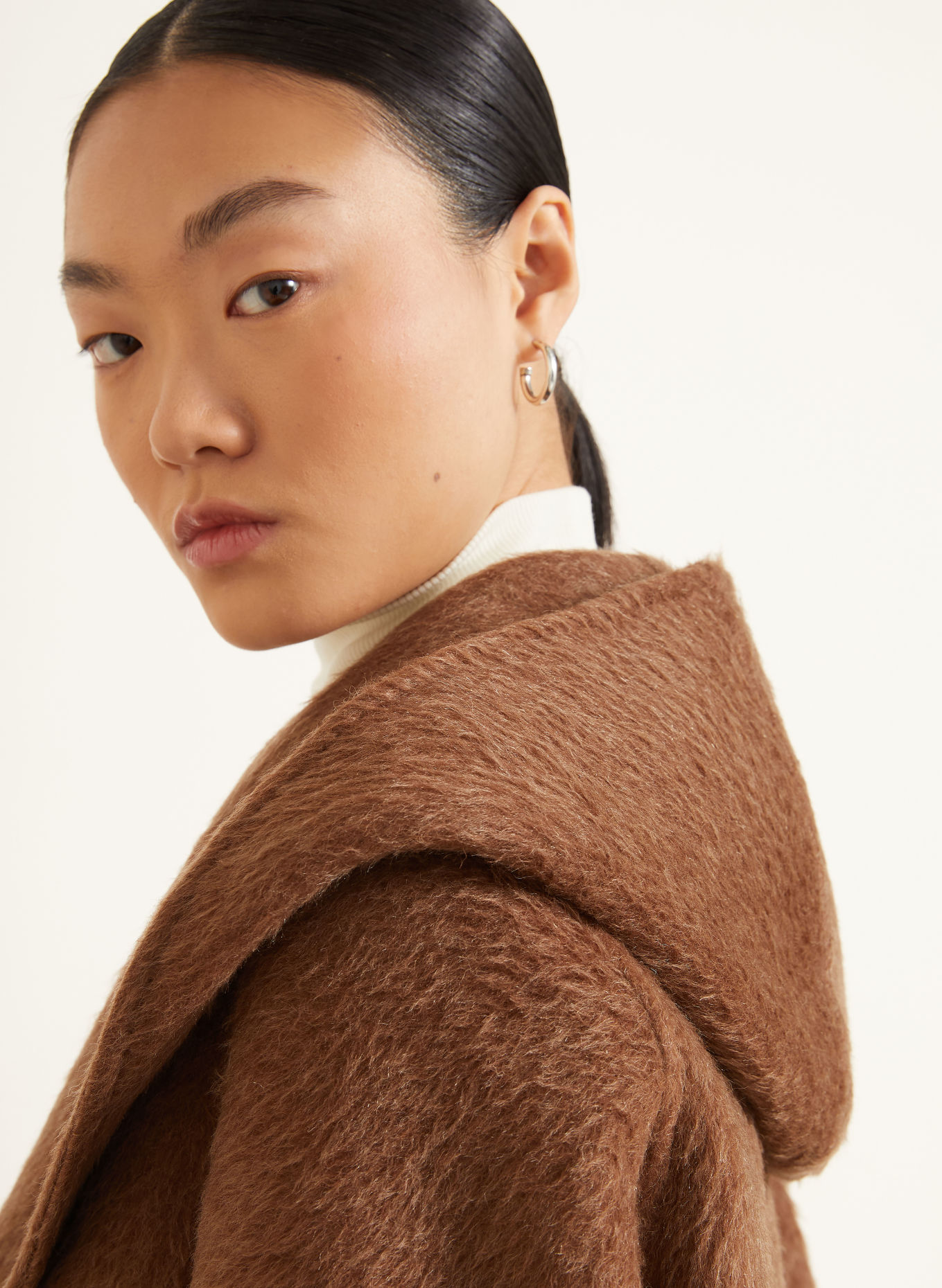 Max Mara Mantel GOLF mit Kamelhaar: HELLBRAUN