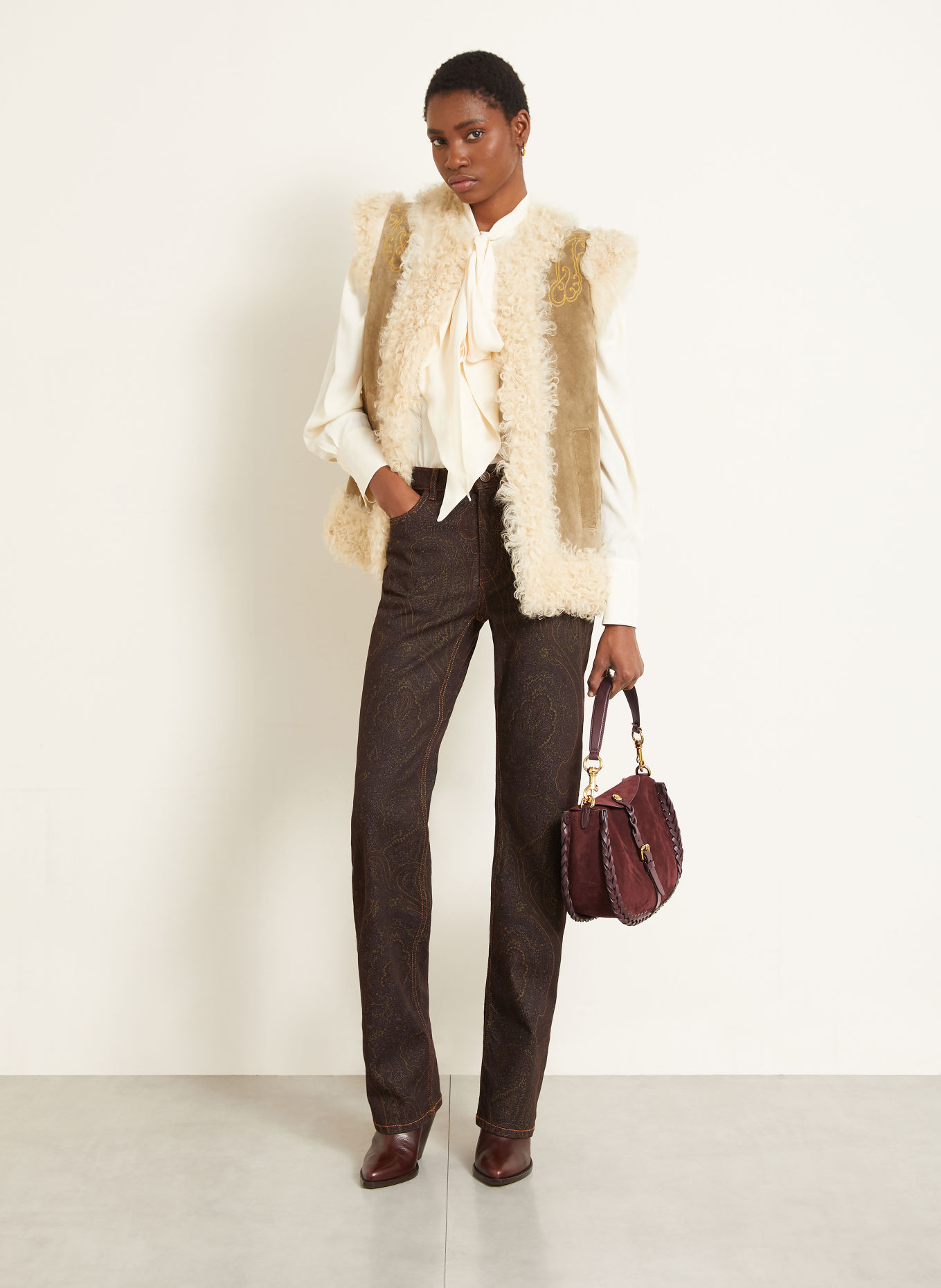 ETRO Handbag: DARK BROWN