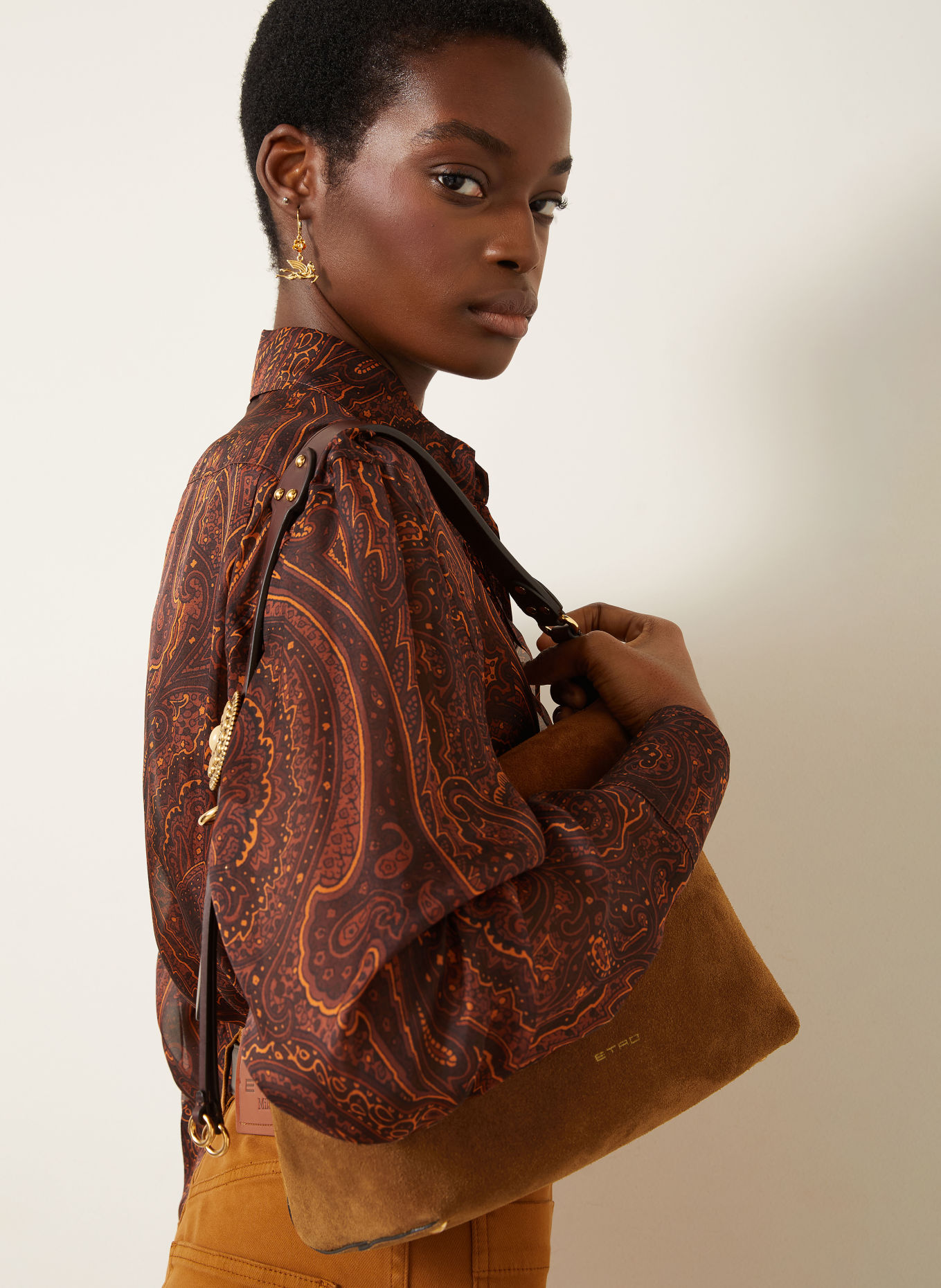 ETRO Handbag: BROWN / DARK BROWN