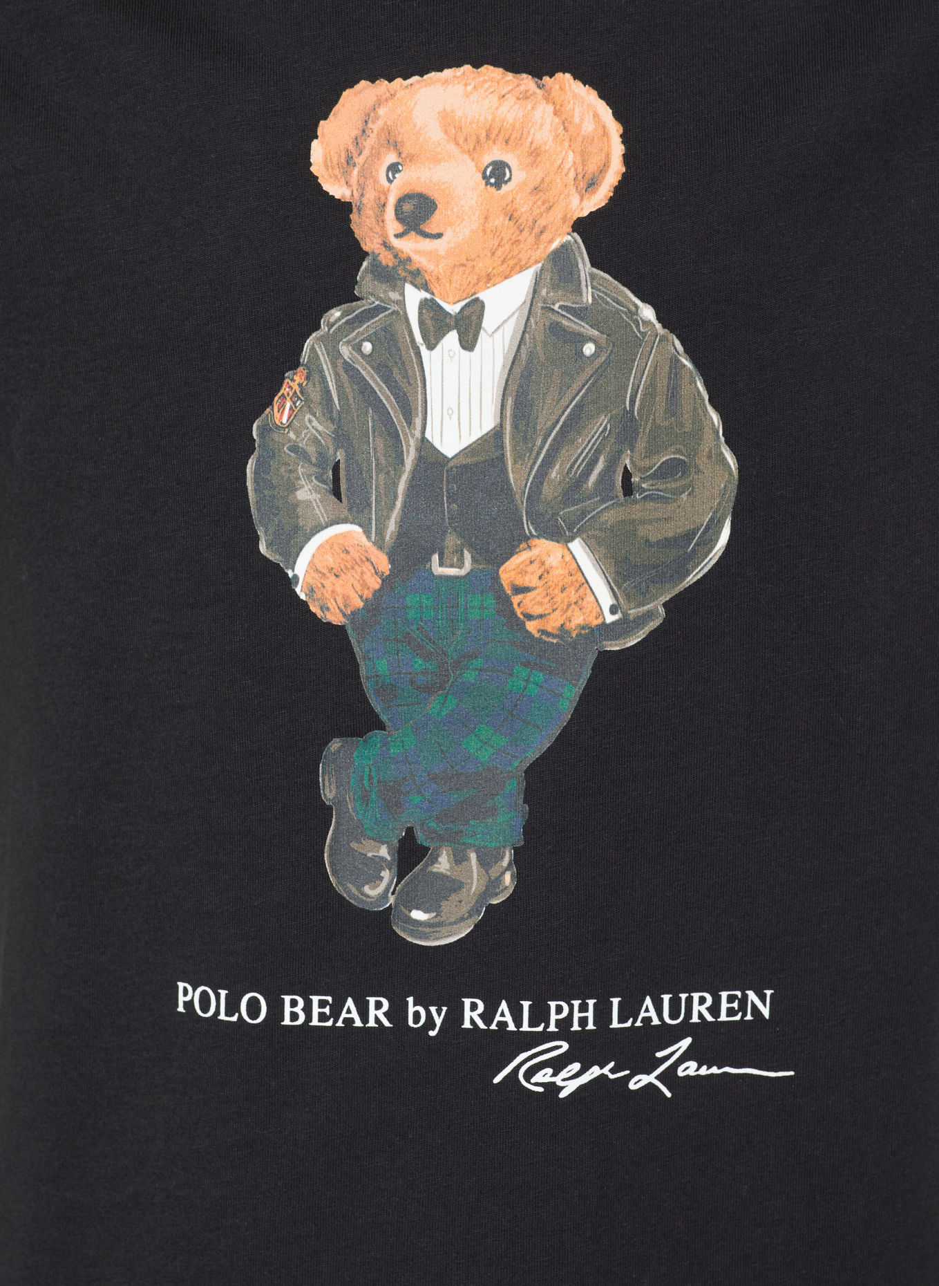 POLO RALPH LAUREN T-shirt: BLACK / BROWN / GREEN