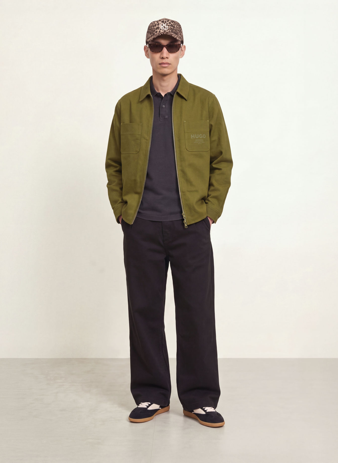HUGO Overjacket EBLO: OLIV