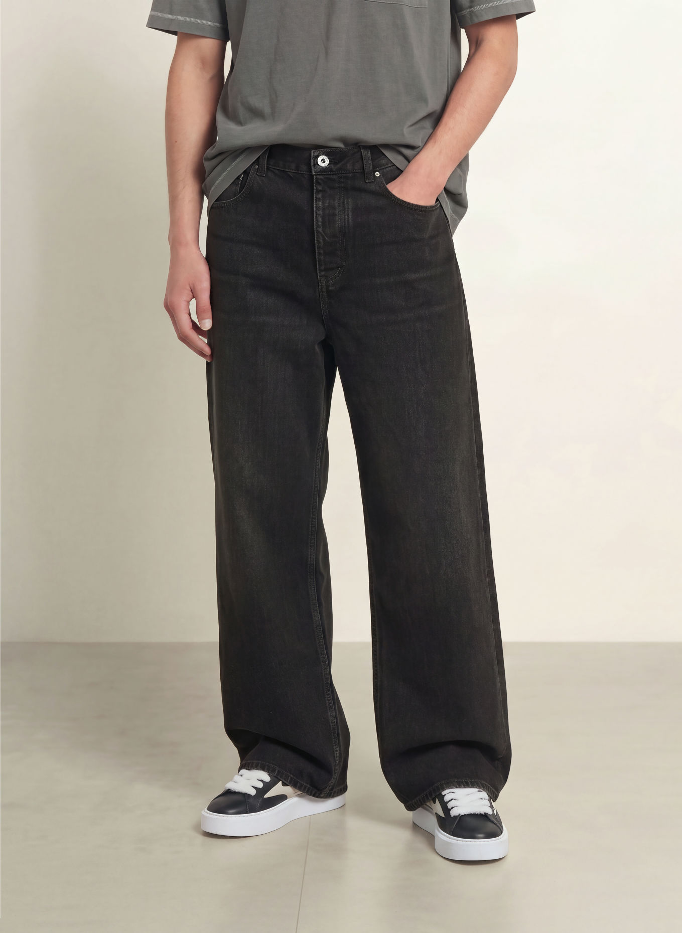 HUGO Jeans MASON Loose Baggy Fit: 026 DARK GREY