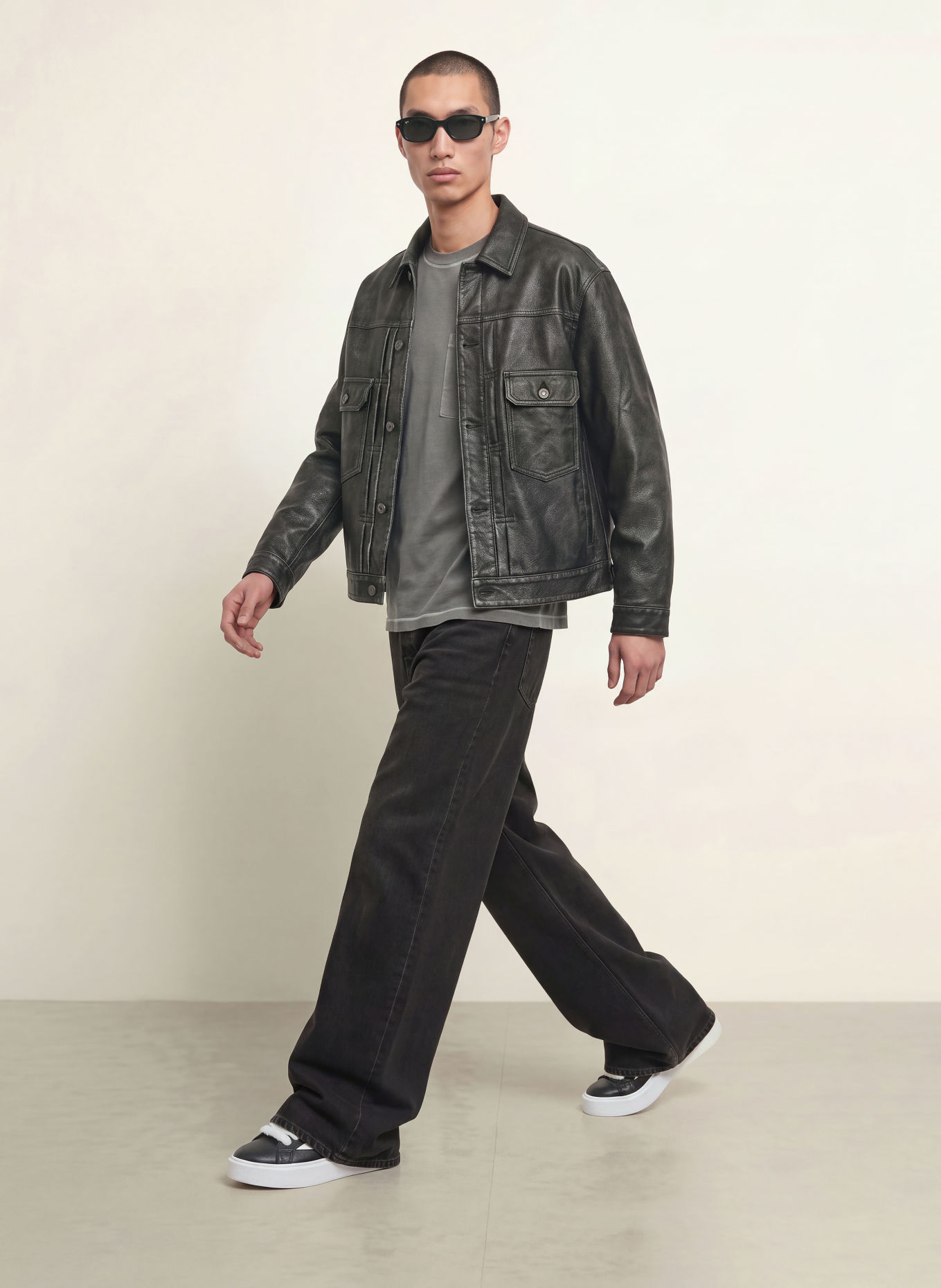 HUGO Jeans MASON Loose Baggy Fit: 026 DARK GREY