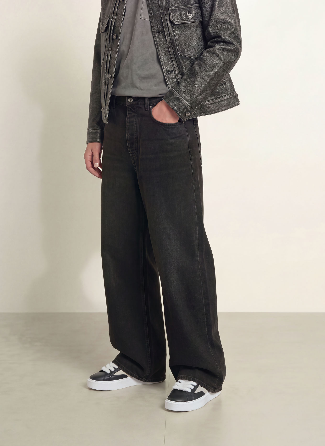 HUGO Jeans MASON Loose Baggy Fit: 026 DARK GREY