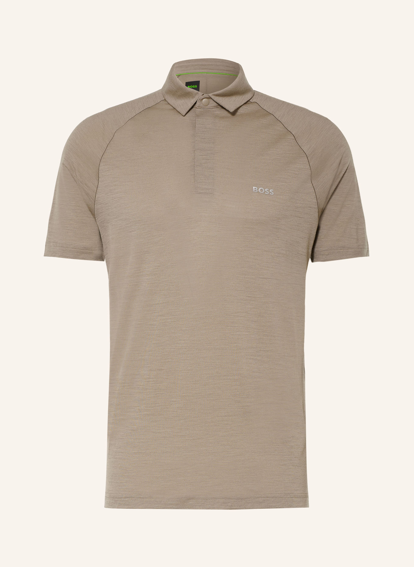 BOSS Funktions-Poloshirt: BRAUN