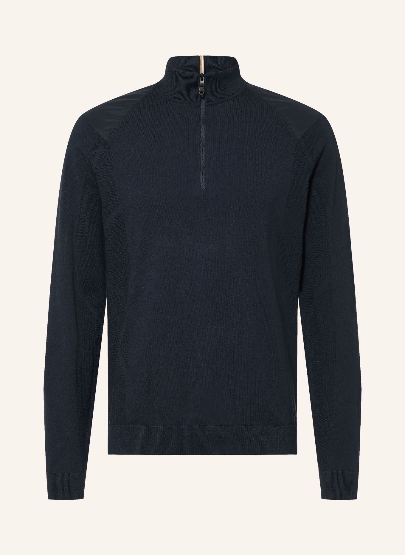 BOSS Half-zip sweater RANK: DARK BLUE