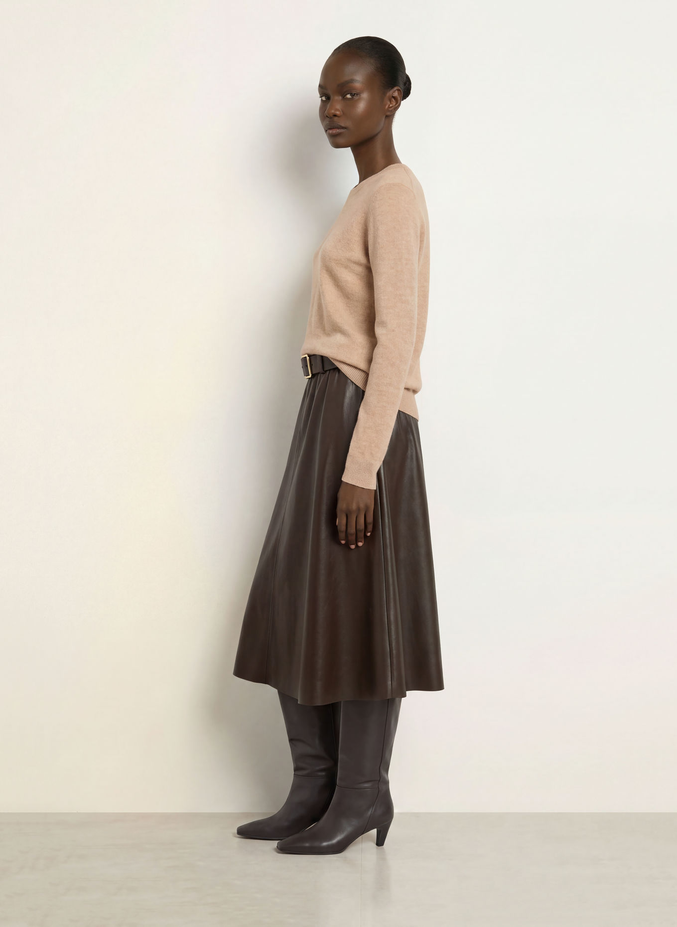 ottod'ame Cashmere Sweaters: LIGHT BROWN