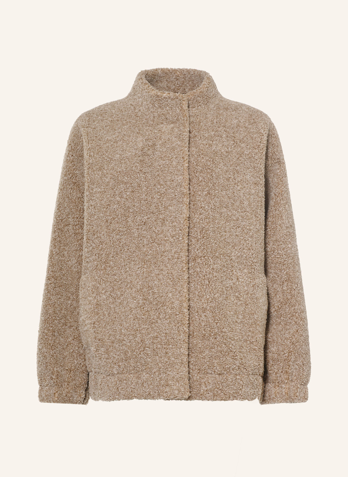 ottod'ame Plush Jacket: LIGHT BROWN
