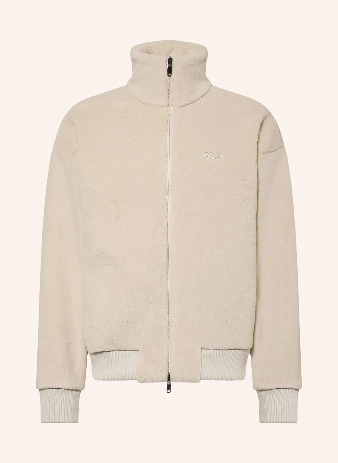 BOSS Fleecejacke TEDDY: BEIGE