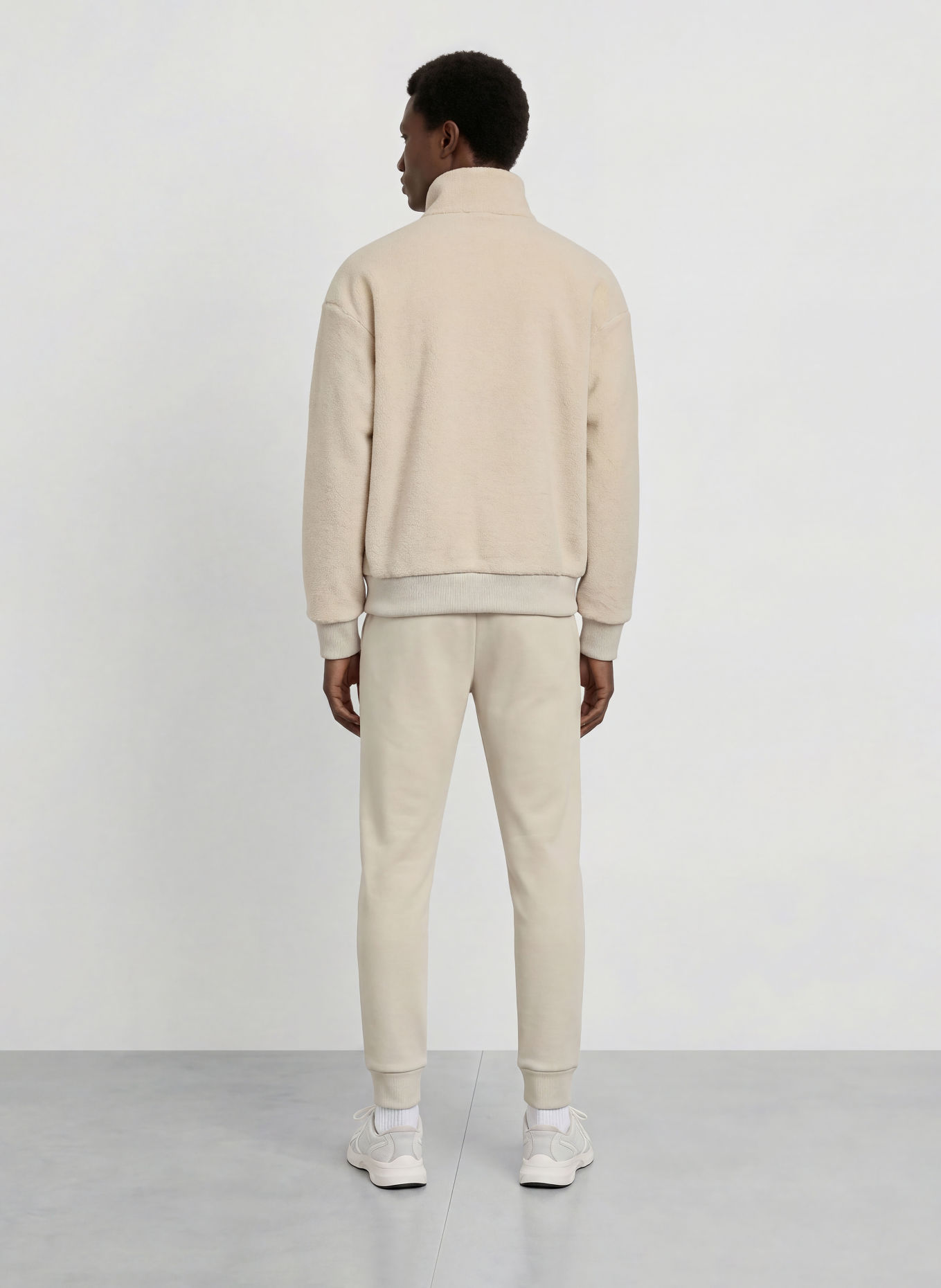 BOSS Fleecejacke TEDDY: BEIGE