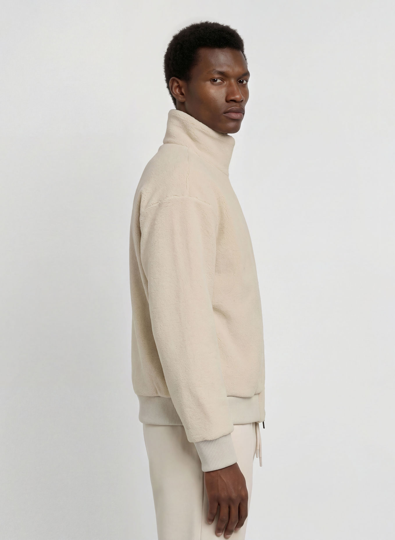 BOSS Fleecejacke TEDDY: BEIGE