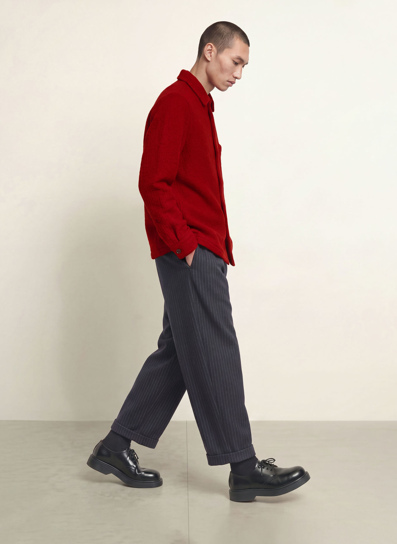 BARENA VENEZIA CEDRONE ANTAN Overshirt: RED