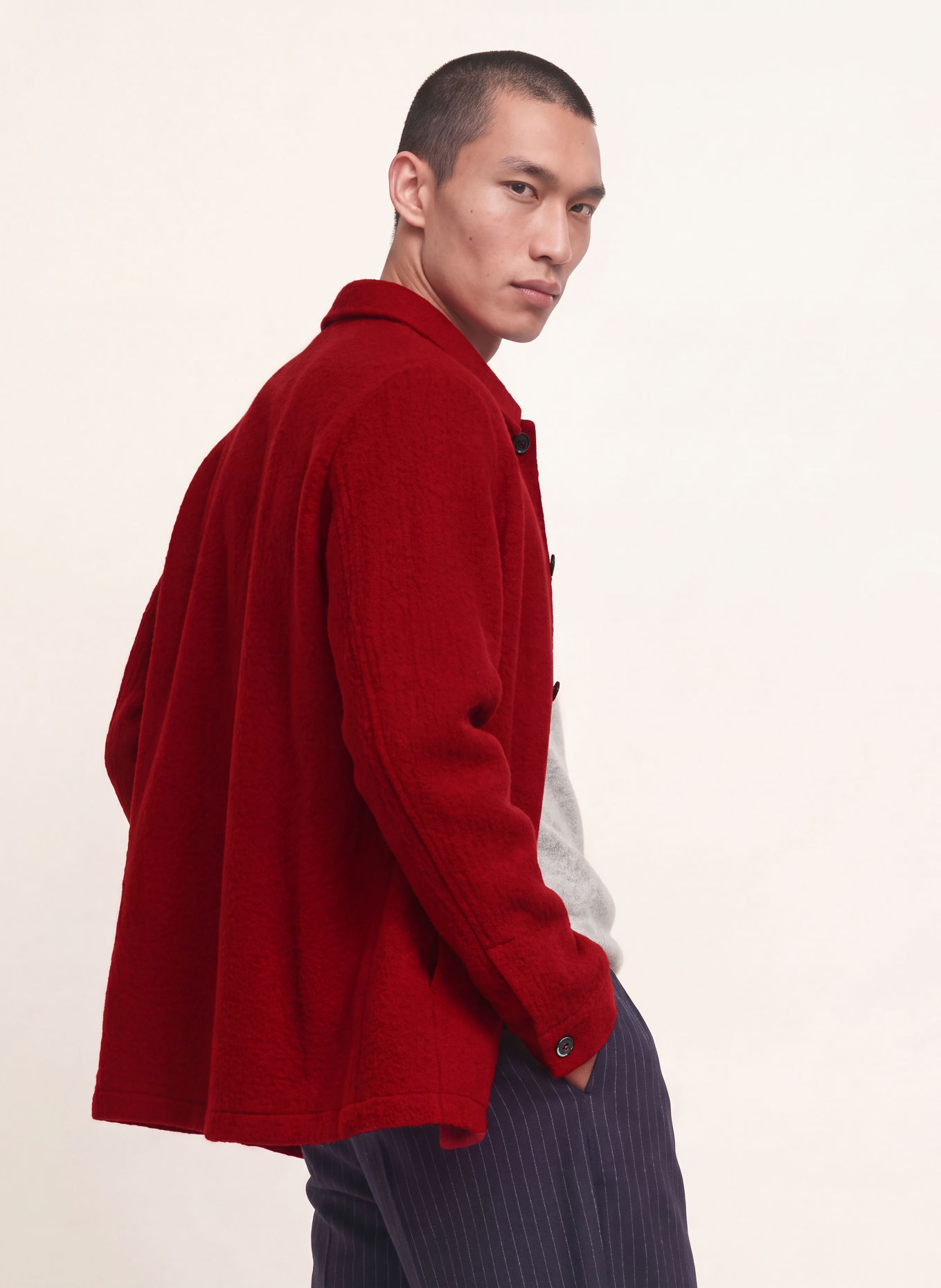 BARENA VENEZIA CEDRONE ANTAN Overshirt: RED