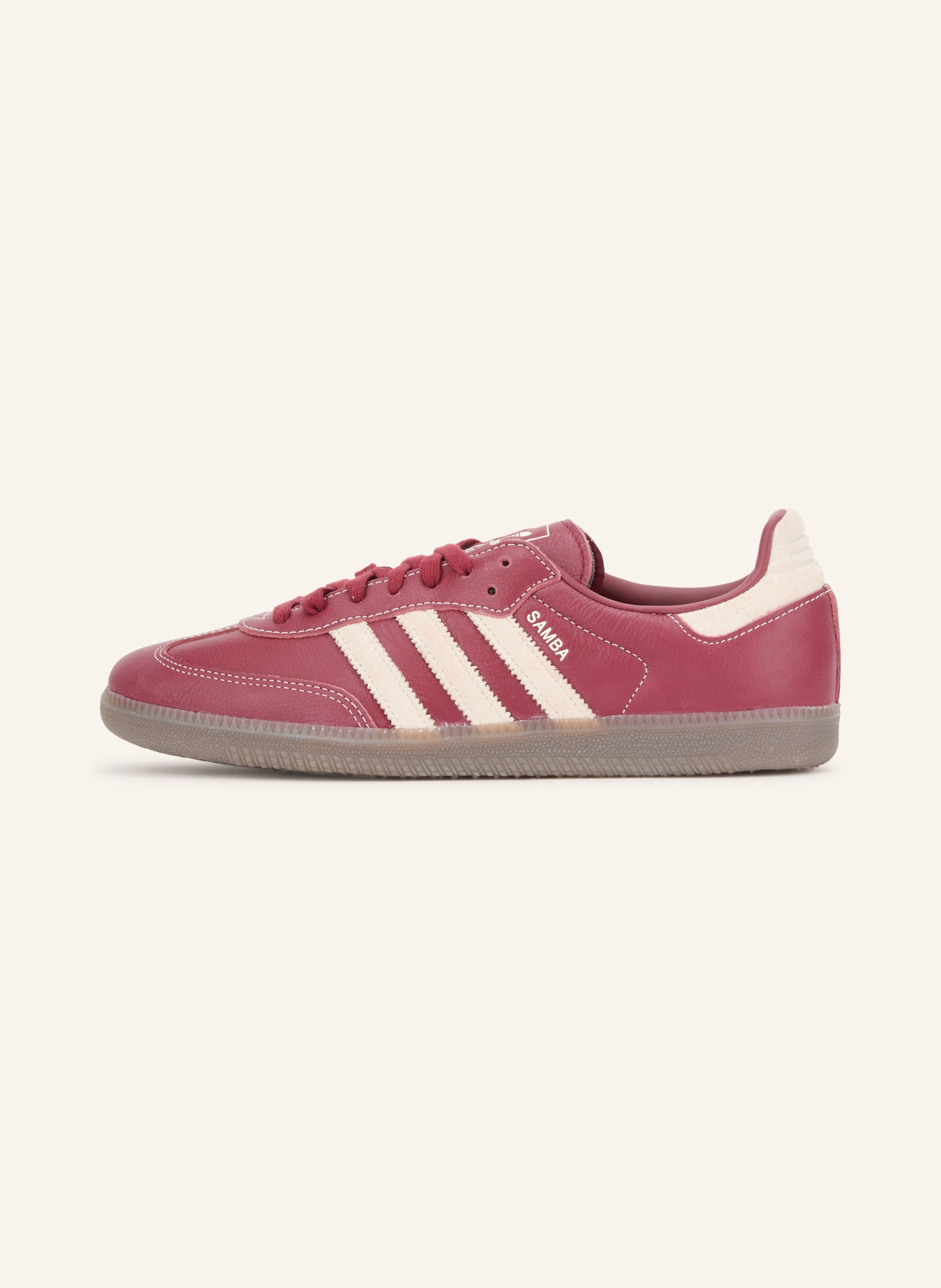 adidas Originals Sneakersy SAMBA OG: TMAVĚ ČERVENÁ / REŽNÁ