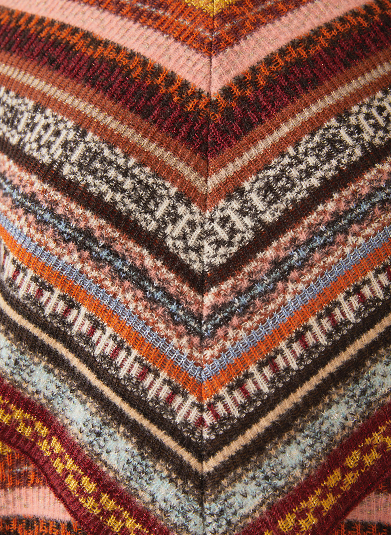 ETRO Sweater with glitter yarn: DARK RED / YELLOW / LIGHT BLUE