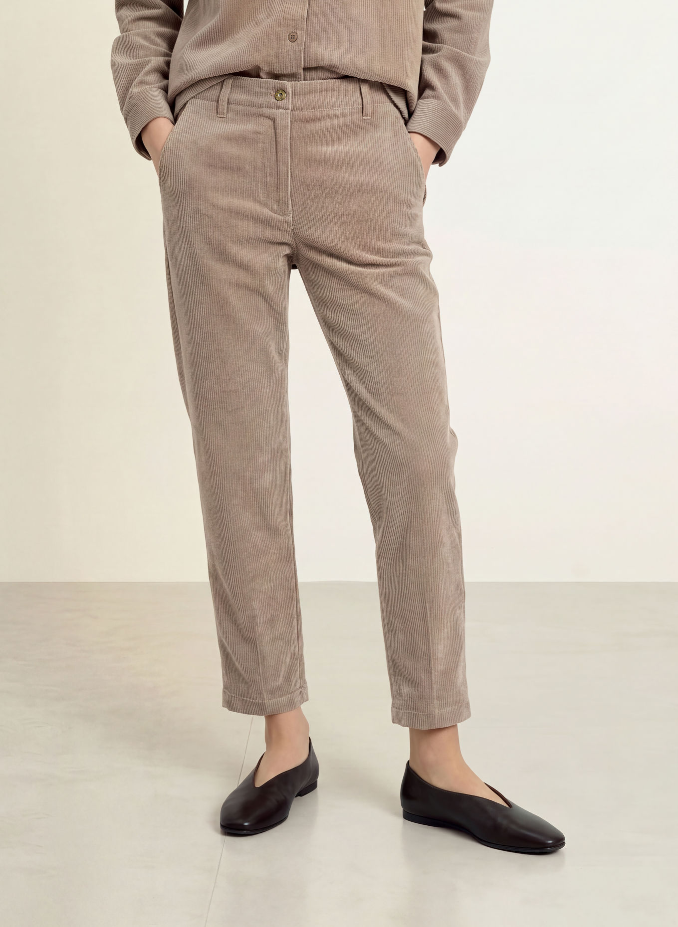 CINQUE Corduroy Pants CISLYO: BEIGE