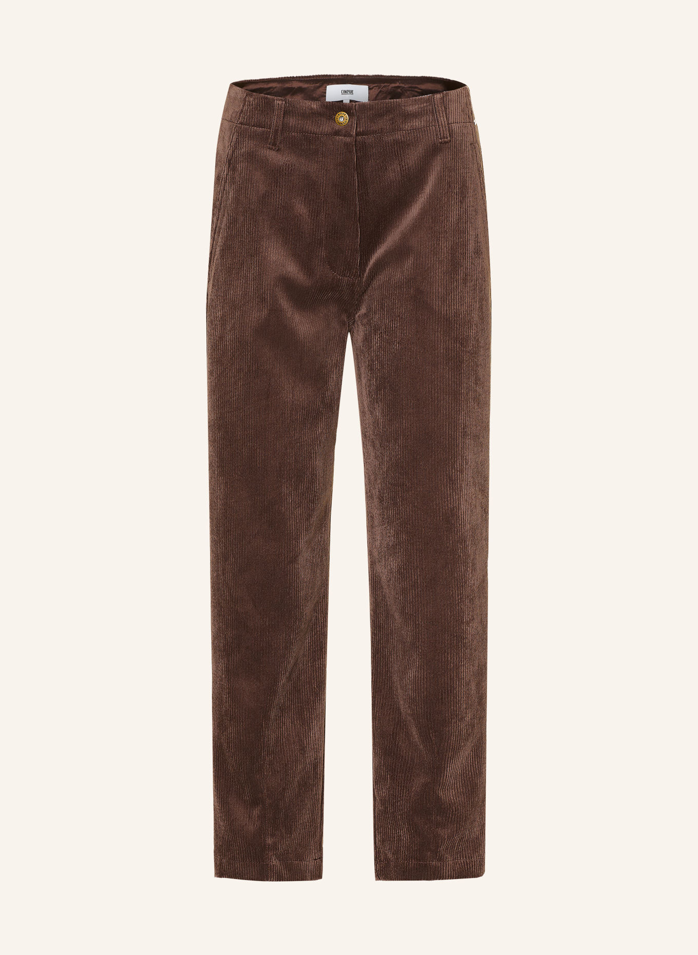 CINQUE Cordbroek CISLYO: MARRON FONCÉ