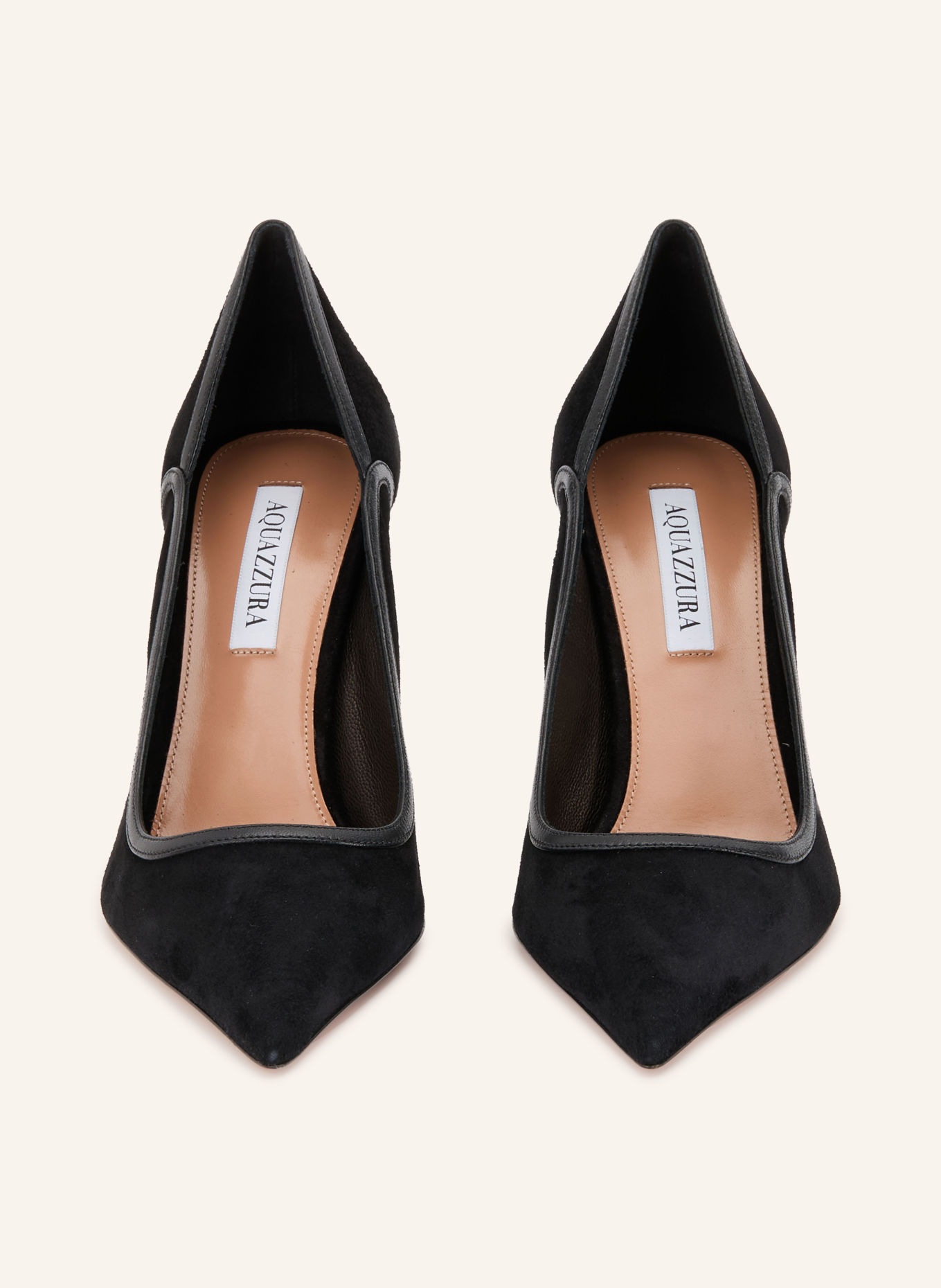 AQUAZZURA PLUSH PUMP 85 Pumps: BLACK