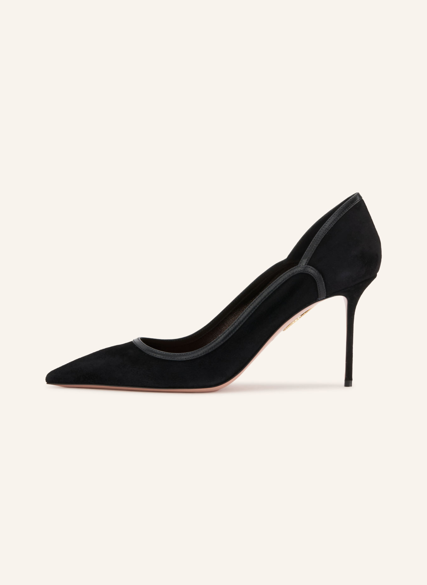 AQUAZZURA PLUSH PUMP 85 Pumps: BLACK