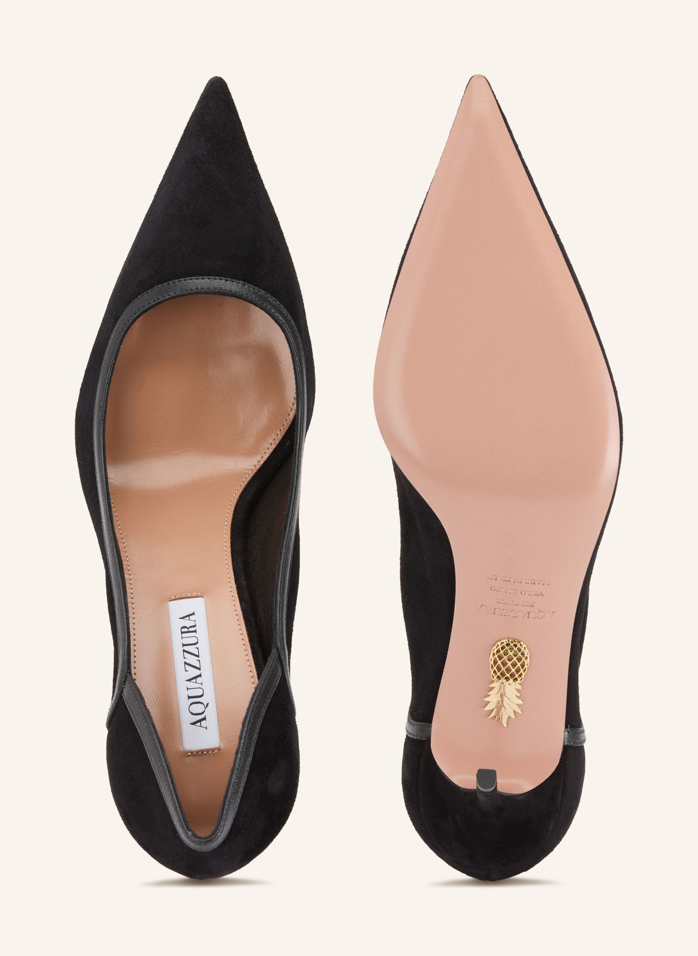 AQUAZZURA PLUSH PUMP 85 Pumps: BLACK
