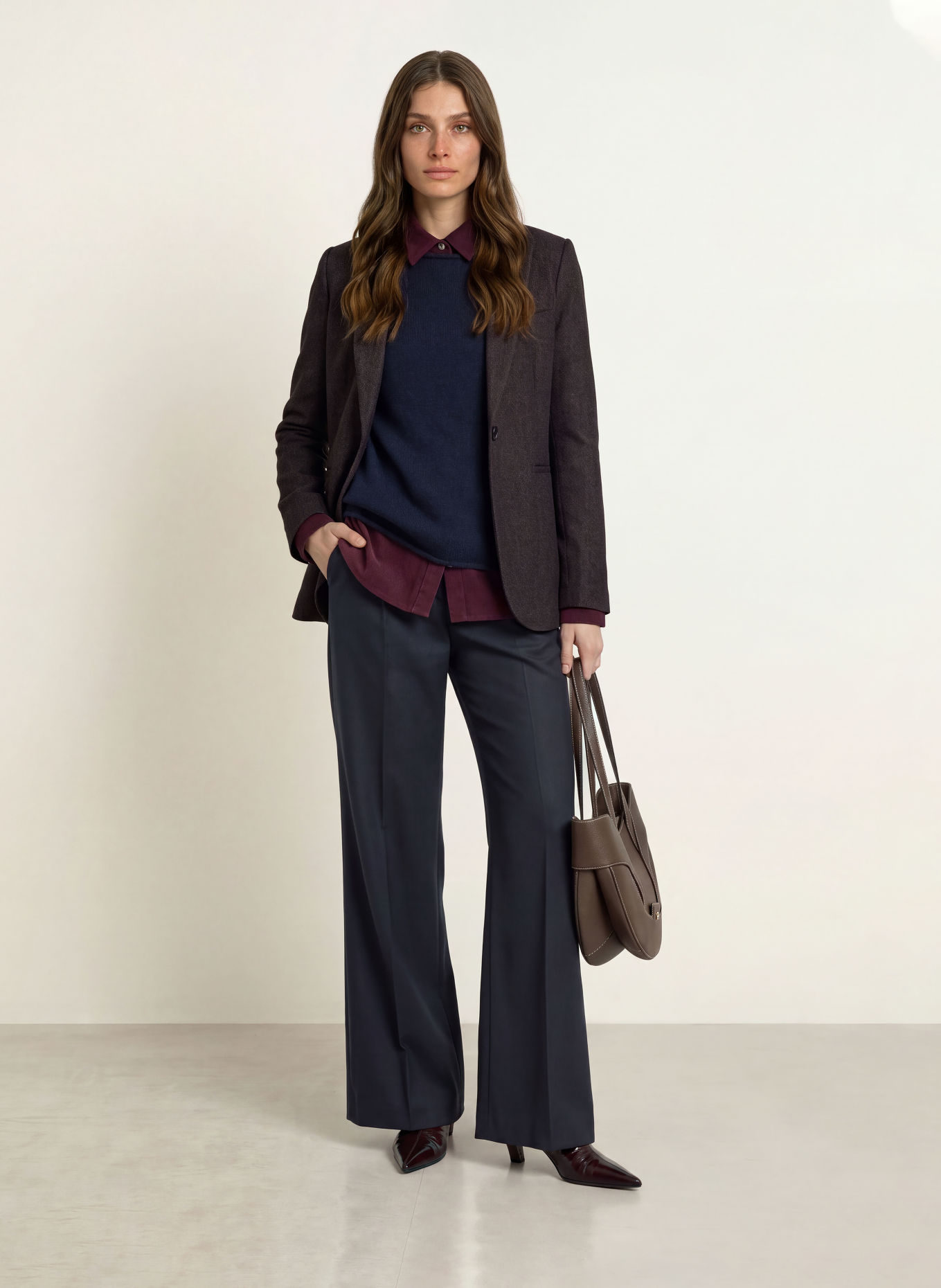CIRCOLO 1901 Blazer: DUNKELROT