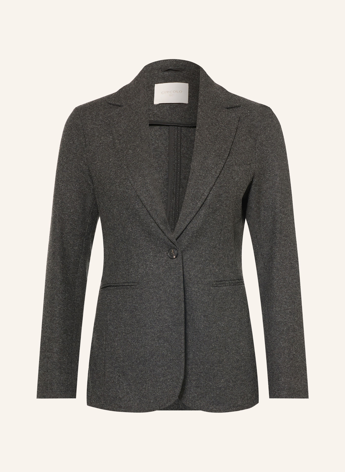 CIRCOLO 1901 Jersey Blazer: DARK GRAY