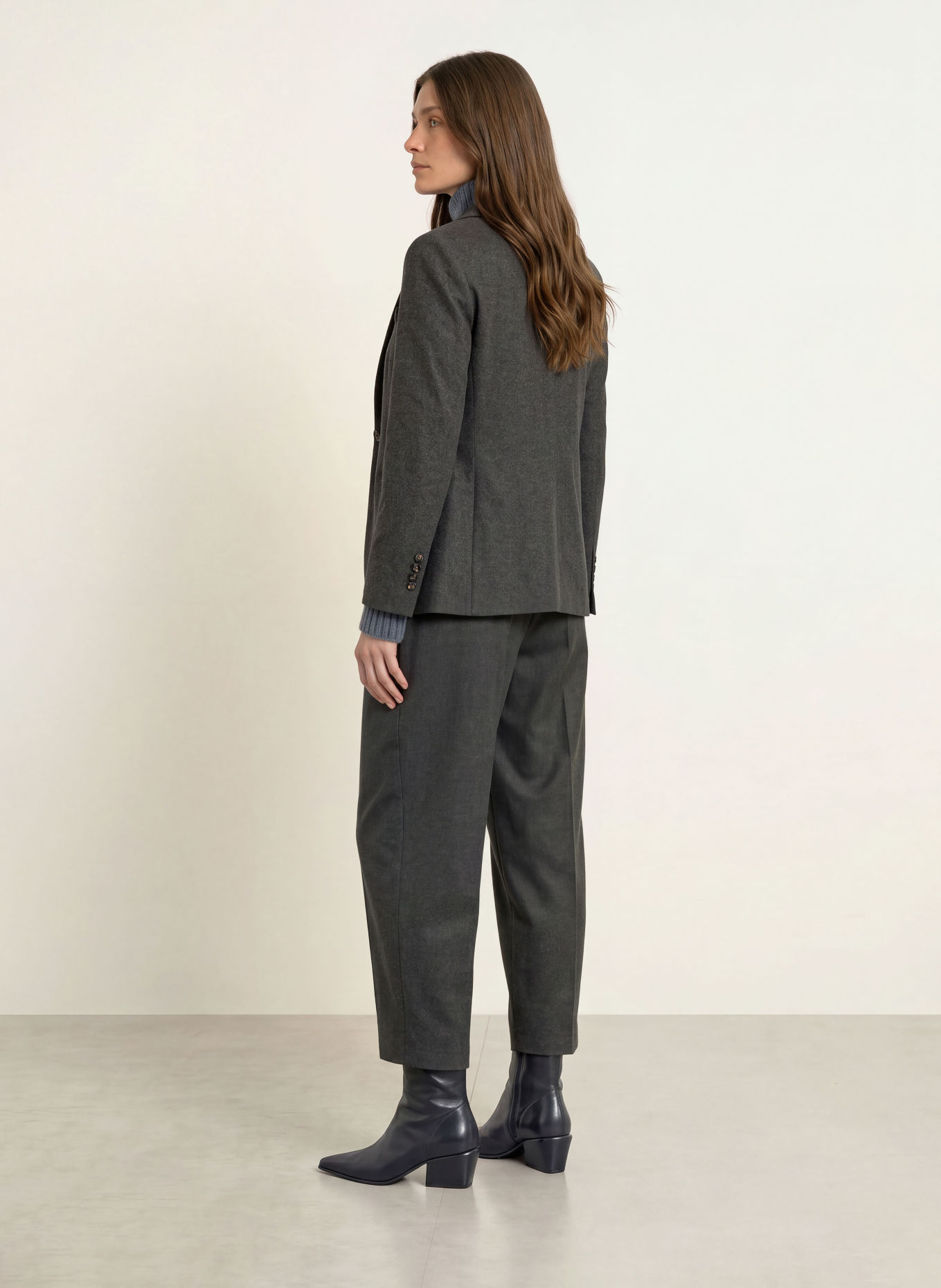 CIRCOLO 1901 Jersey Blazer: DARK GRAY