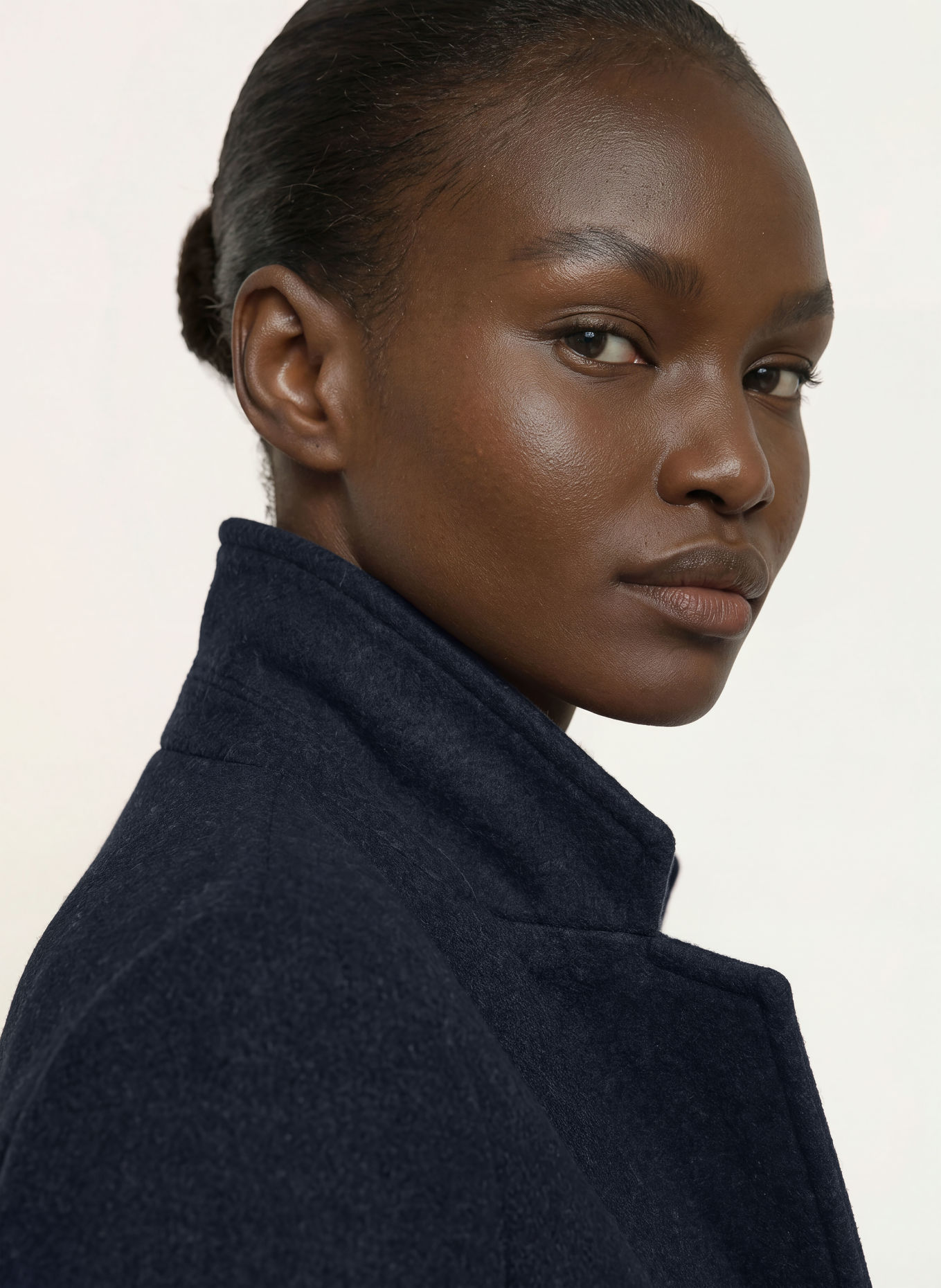 CIRCOLO 1901 Wool coat: DARK BLUE