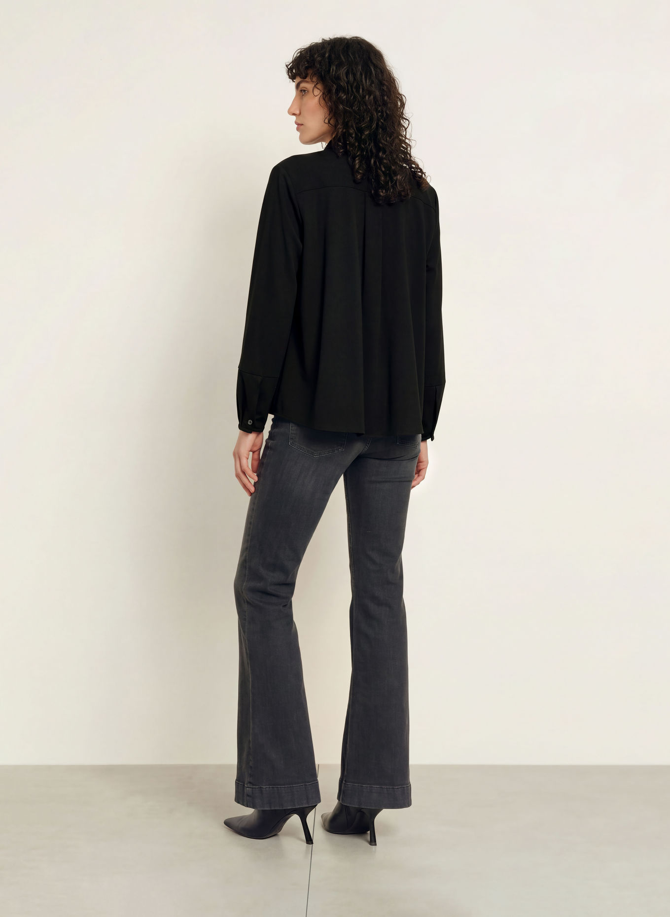 ROBERT FRIEDMAN Hemdbluse TINY: SCHWARZ