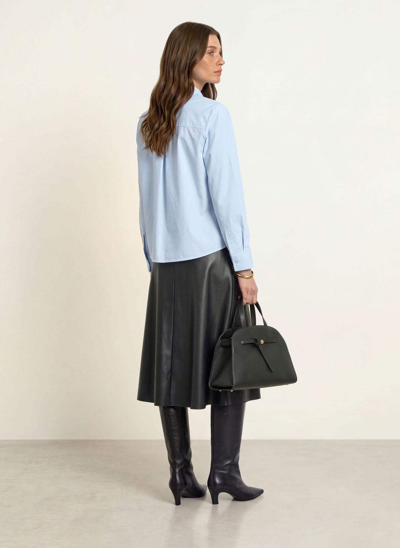 ROBERT FRIEDMAN Shirt blouse: LIGHT BLUE