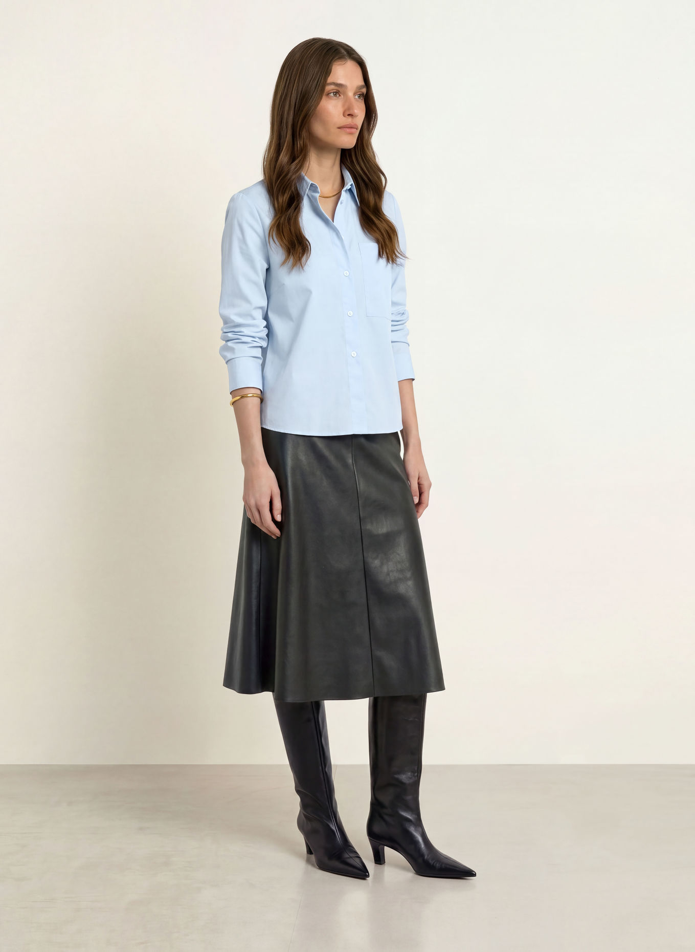 ROBERT FRIEDMAN Shirt blouse: LIGHT BLUE