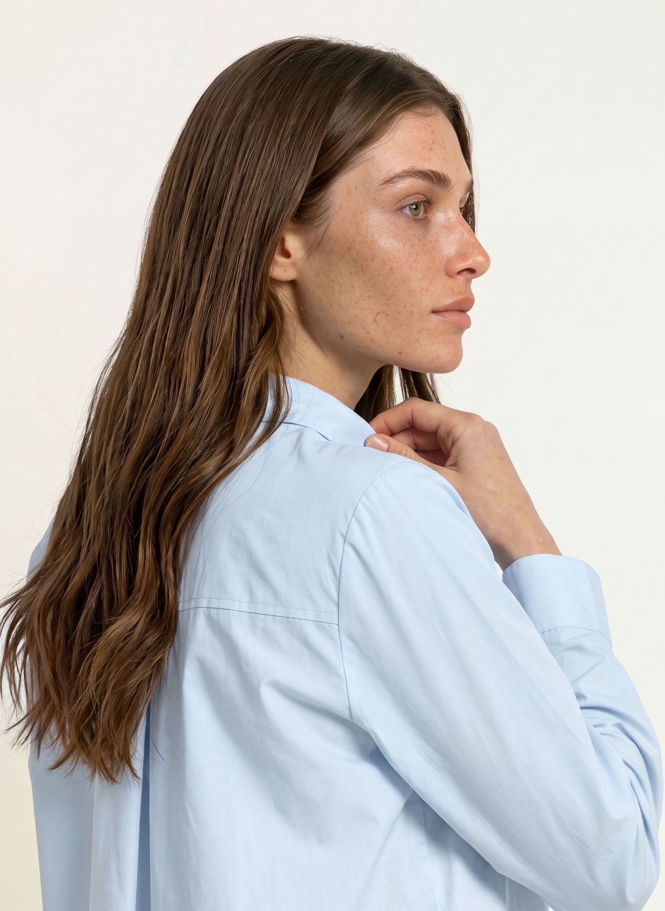 ROBERT FRIEDMAN Shirt blouse: LIGHT BLUE