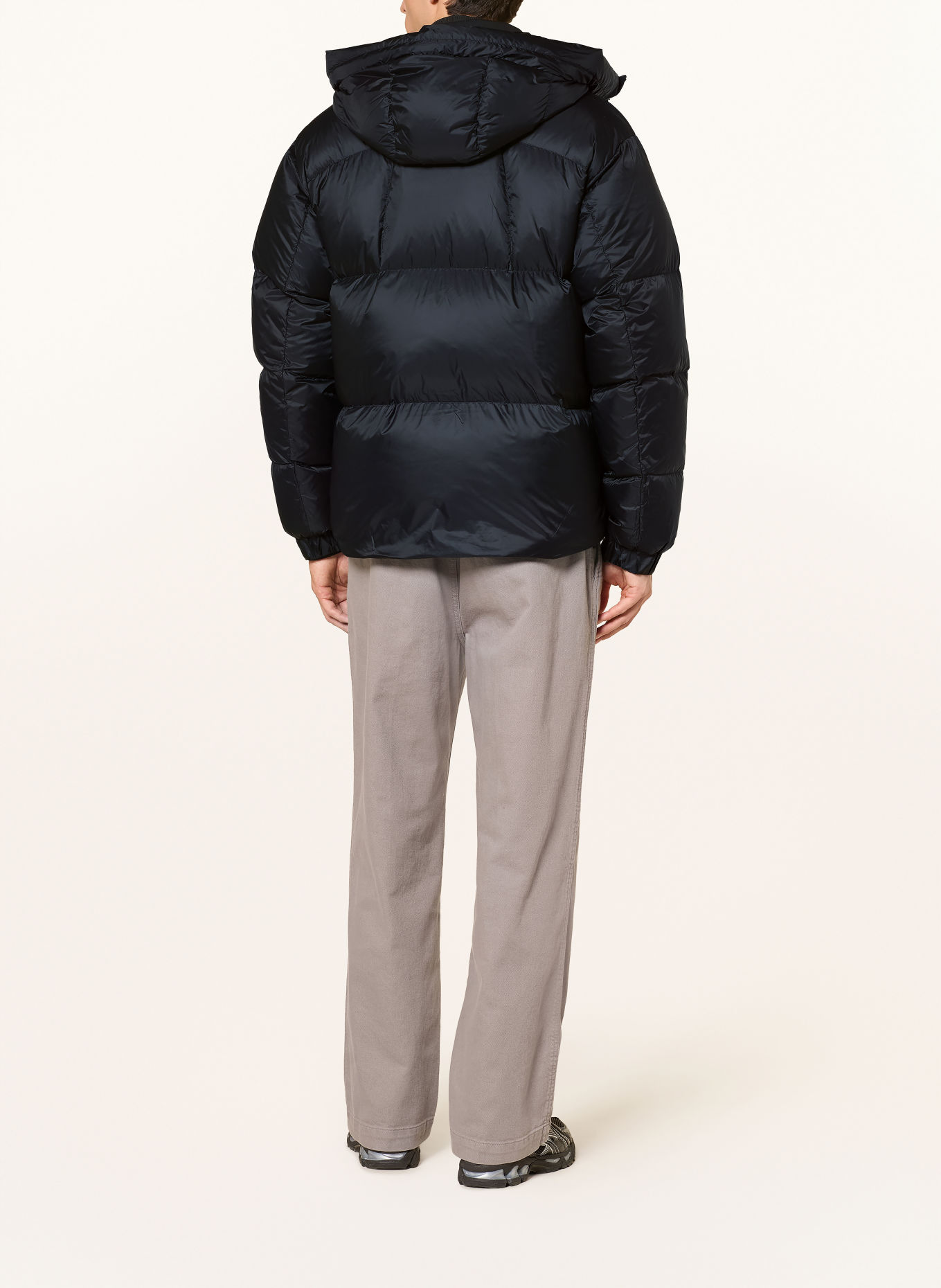 Goldwin CRYSTALLITE Down Jacket: BLACK