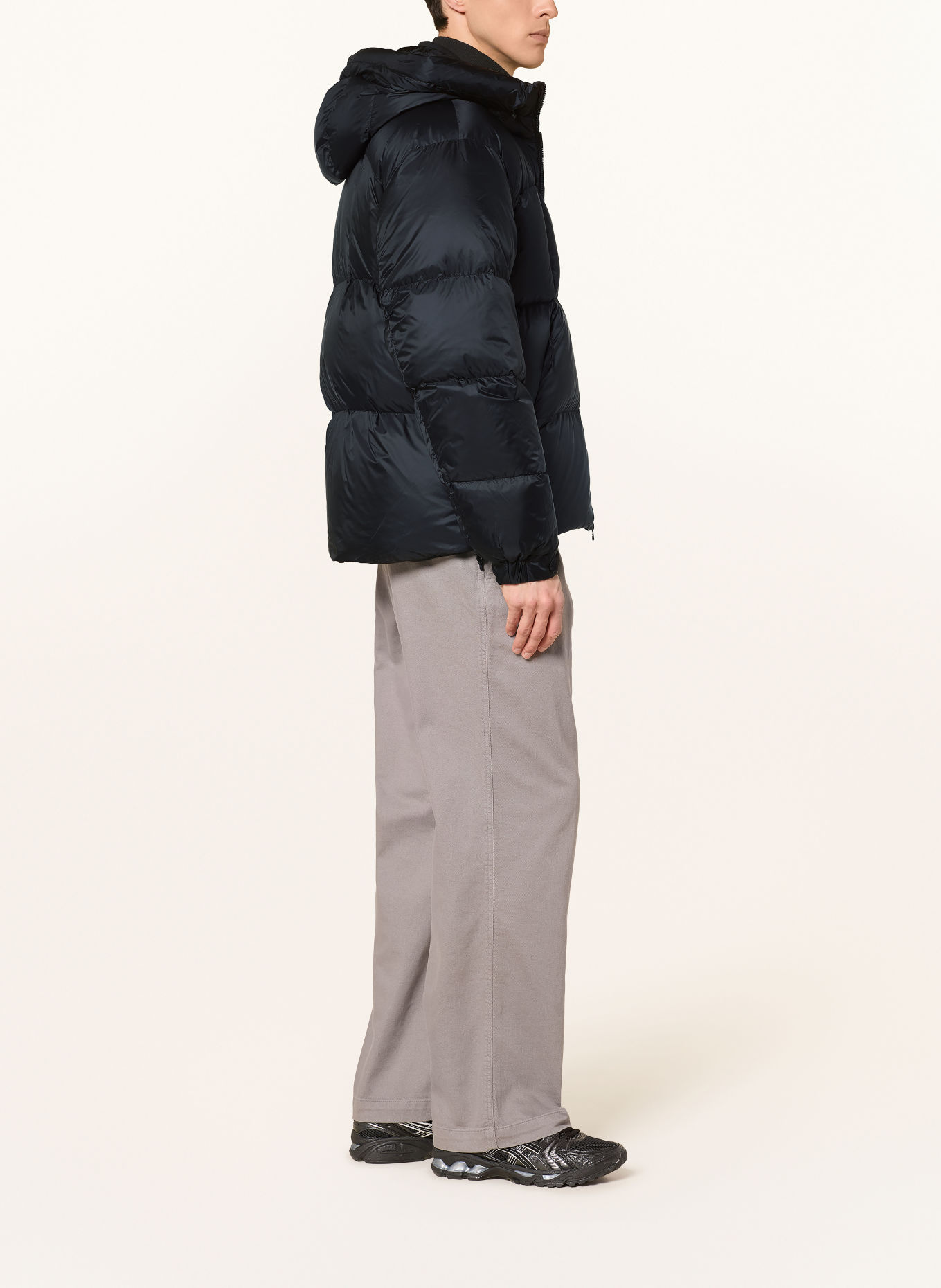 Goldwin CRYSTALLITE Down Jacket: BLACK