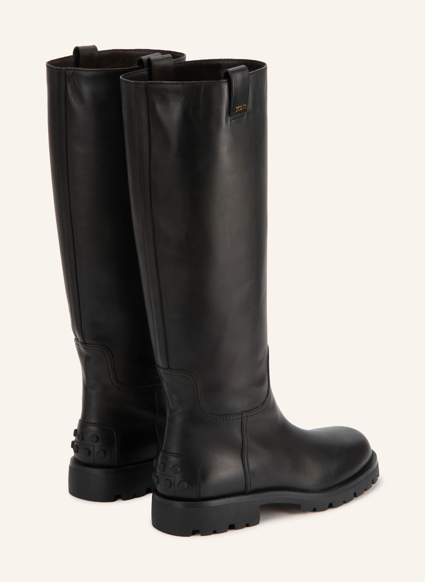 TOD'S Kozačky: ČERNÁ