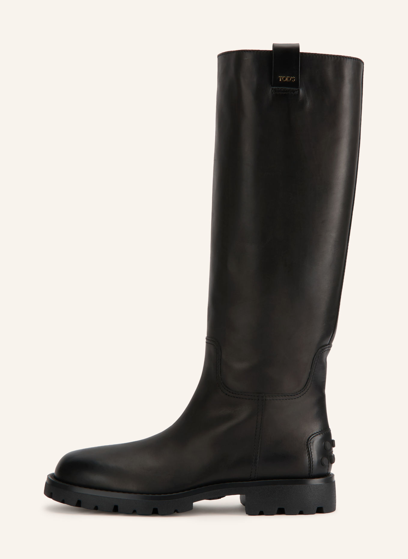 TOD'S Kozačky: ČERNÁ