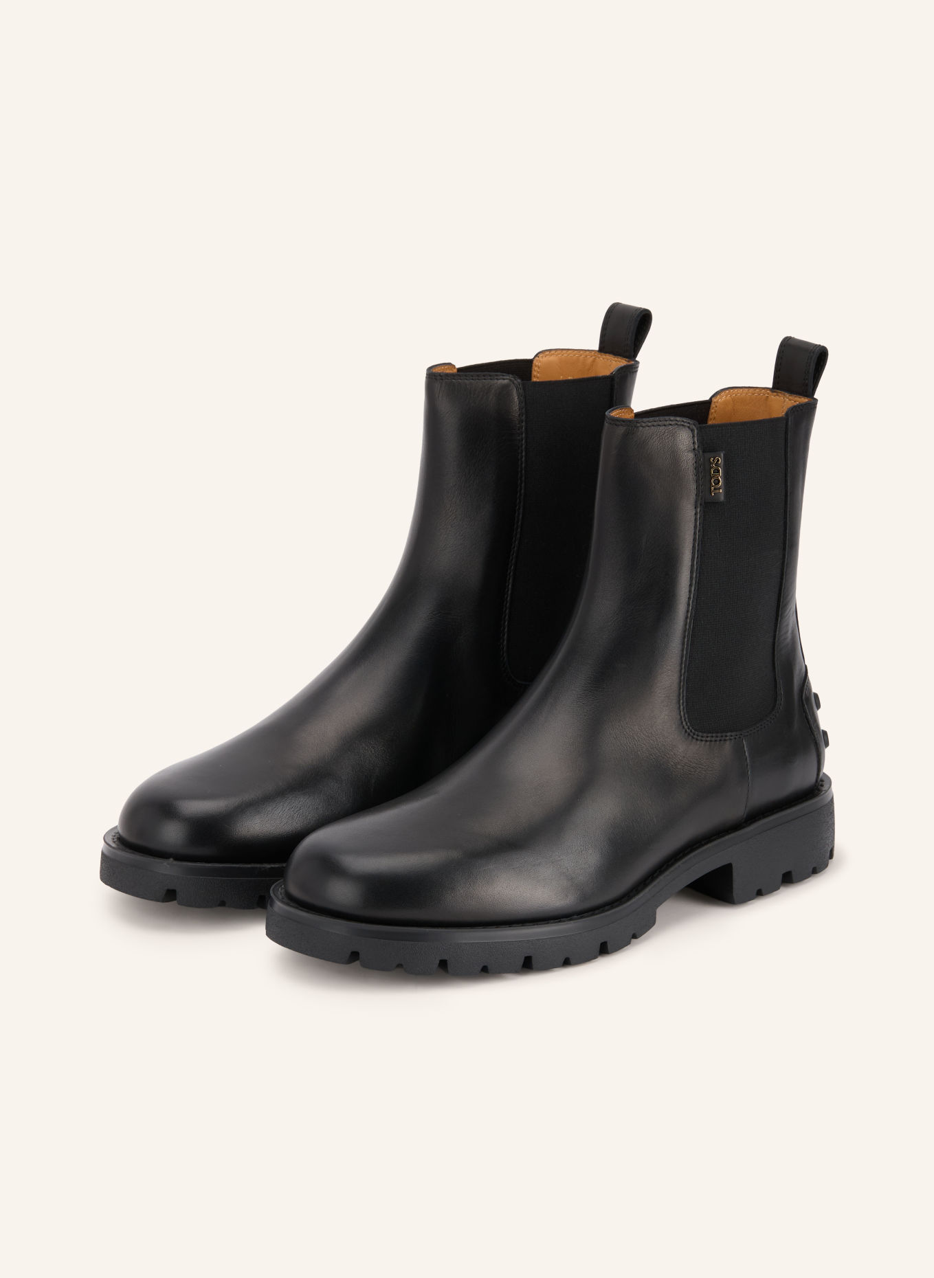 TOD'S Chelsea boots: BLACK