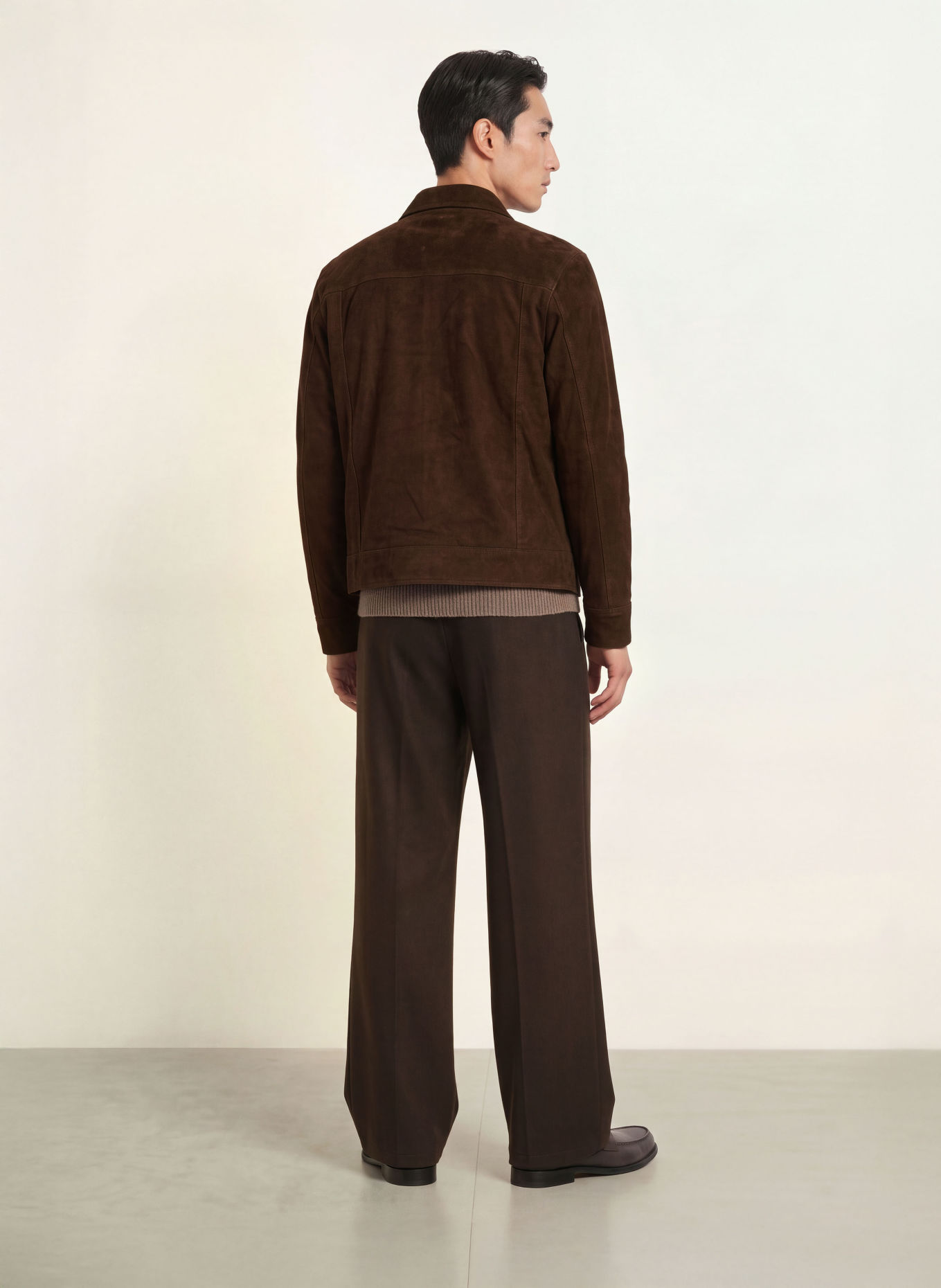 ARMA Leren Overjacket KALE: MARRON FONCÉ