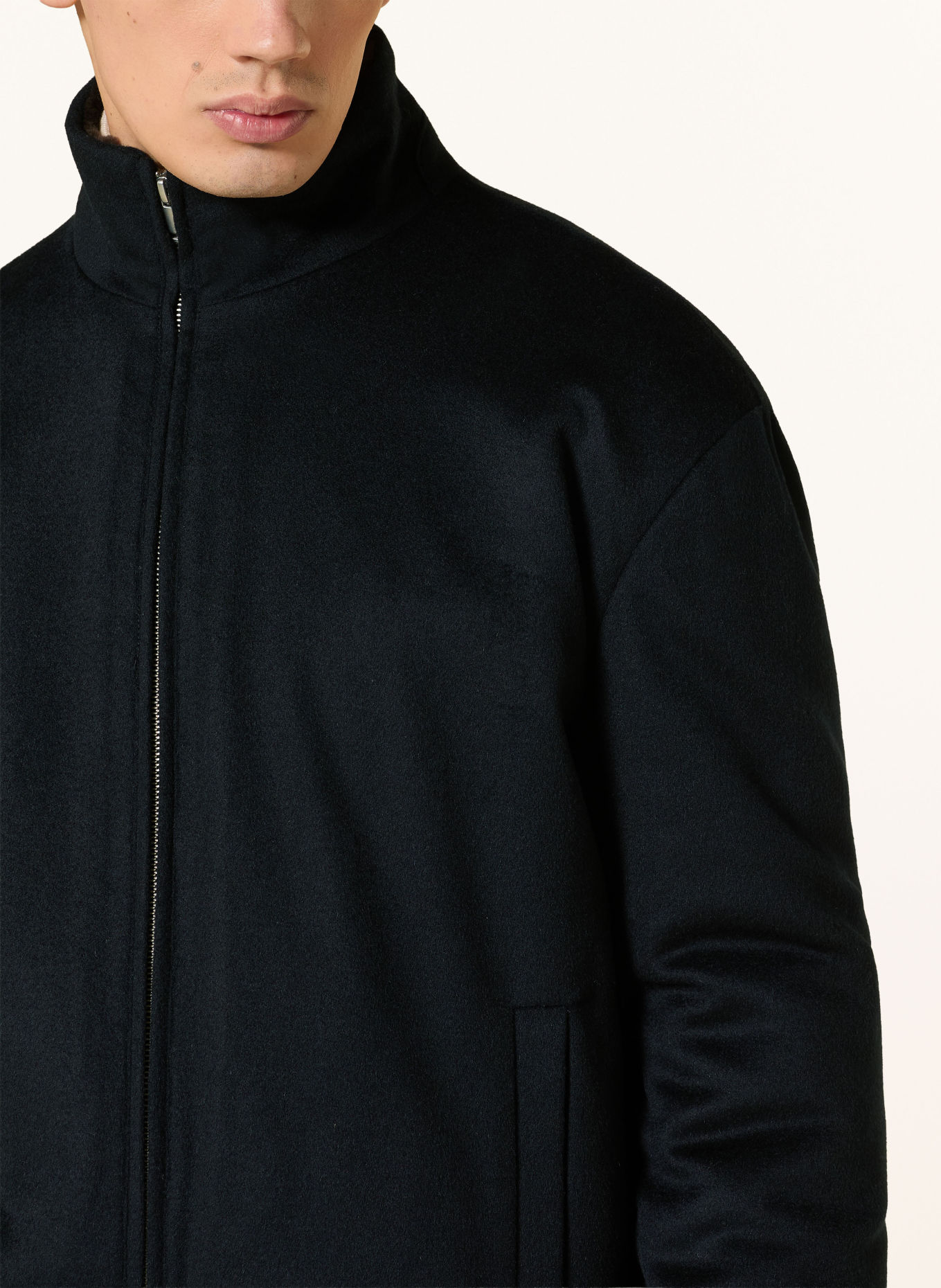 ARMA Blouson ALTIN en cachemire: BLEU FONCÉ