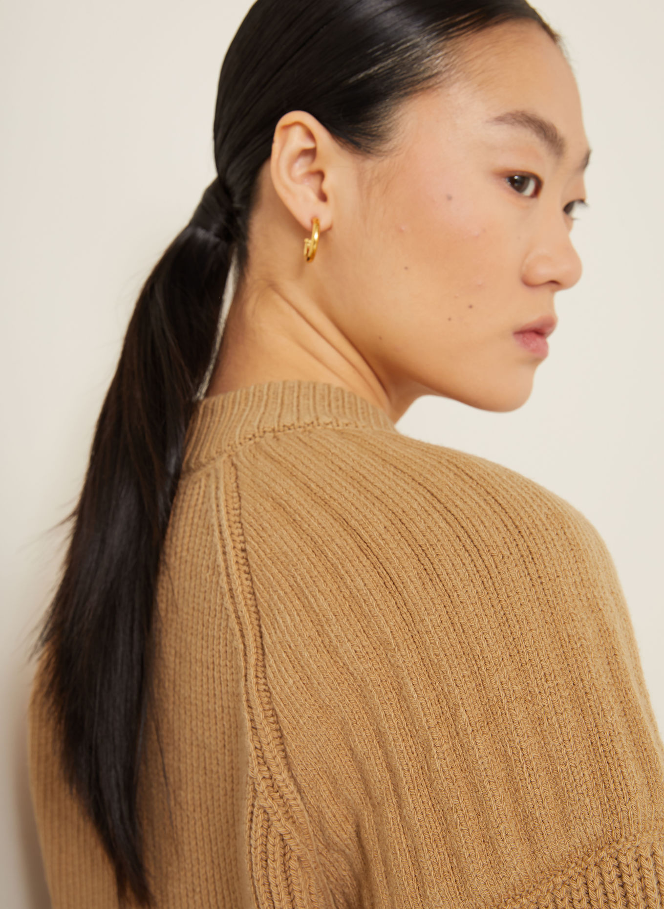 STELLA McCARTNEY Sweter: CAMELOWY