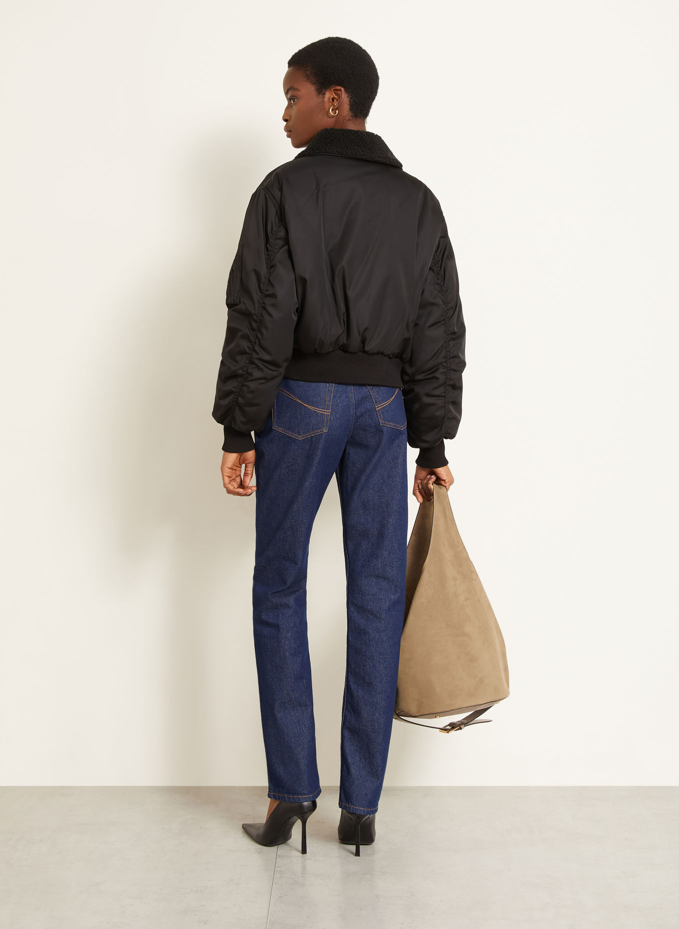 STELLA McCARTNEY Rovné džíny s cvočky: 4116 DENIM CLASSIC WASH