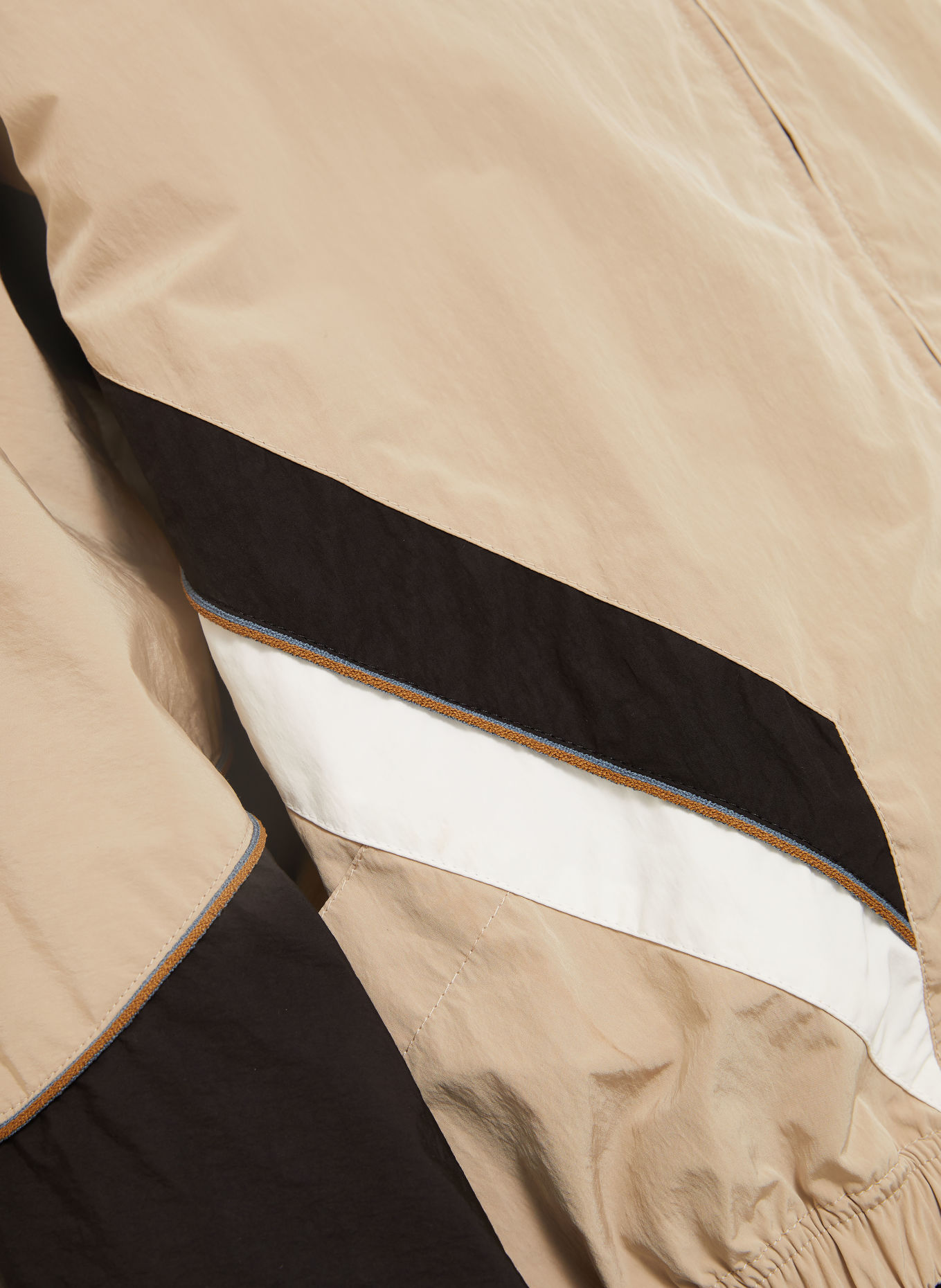 STELLA McCARTNEY Blousonjakke: BEIGE / HVID / SORT