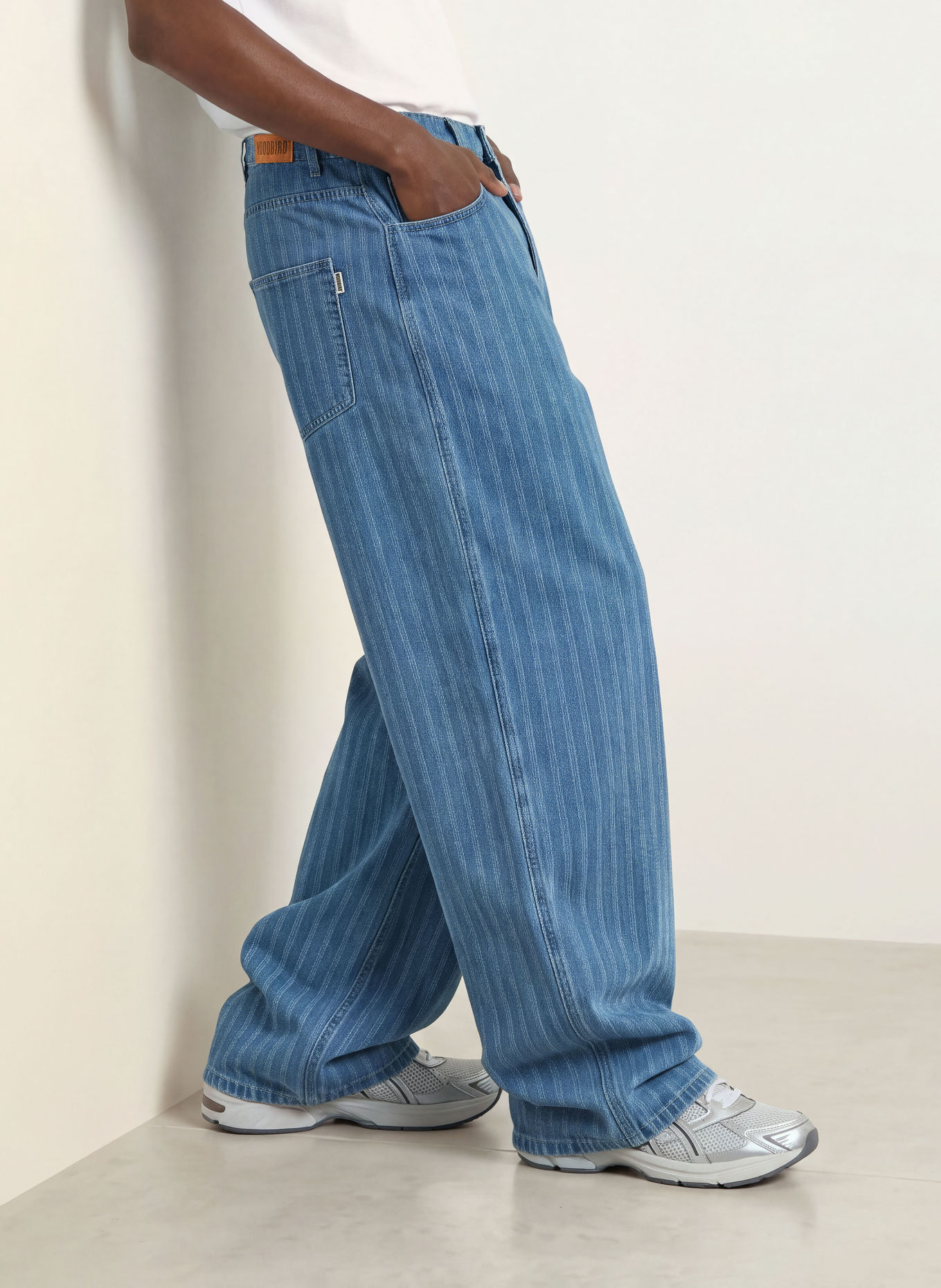 WOODBIRD Jeans WBYUTO ZHOU Baggy Fit: MID BLUE
