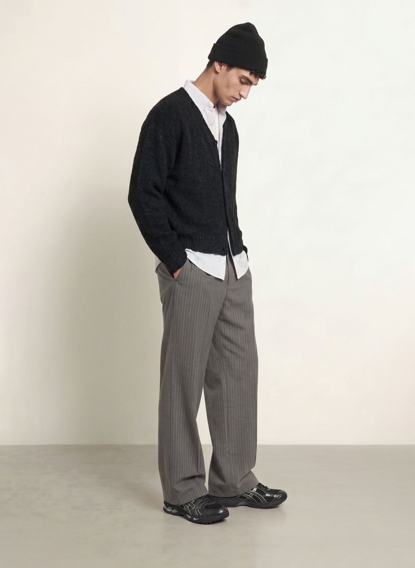 WOODBIRD Strickjacke WBCHI: SCHWARZ