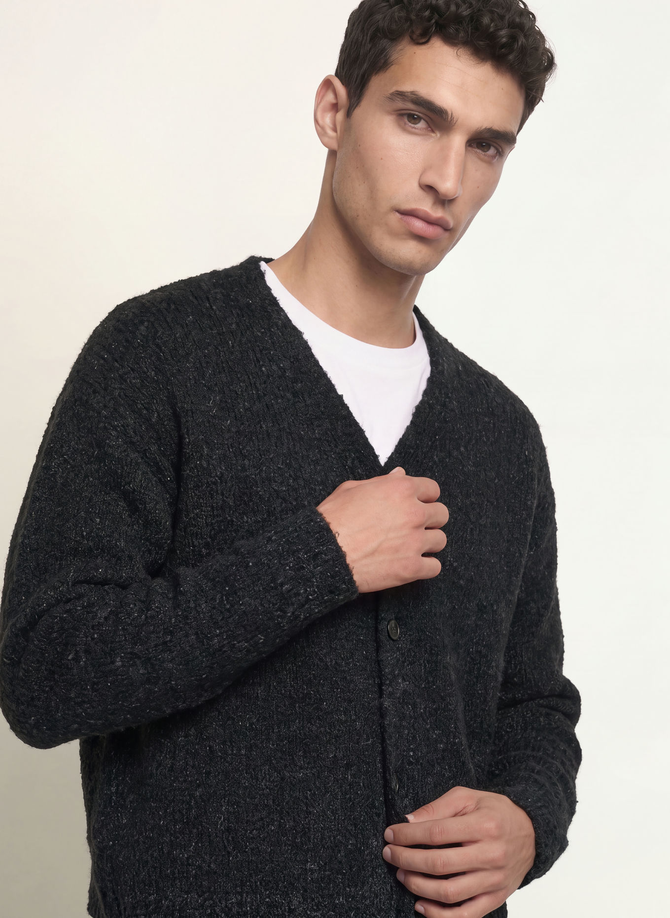 WOODBIRD Strickjacke WBCHI: SCHWARZ