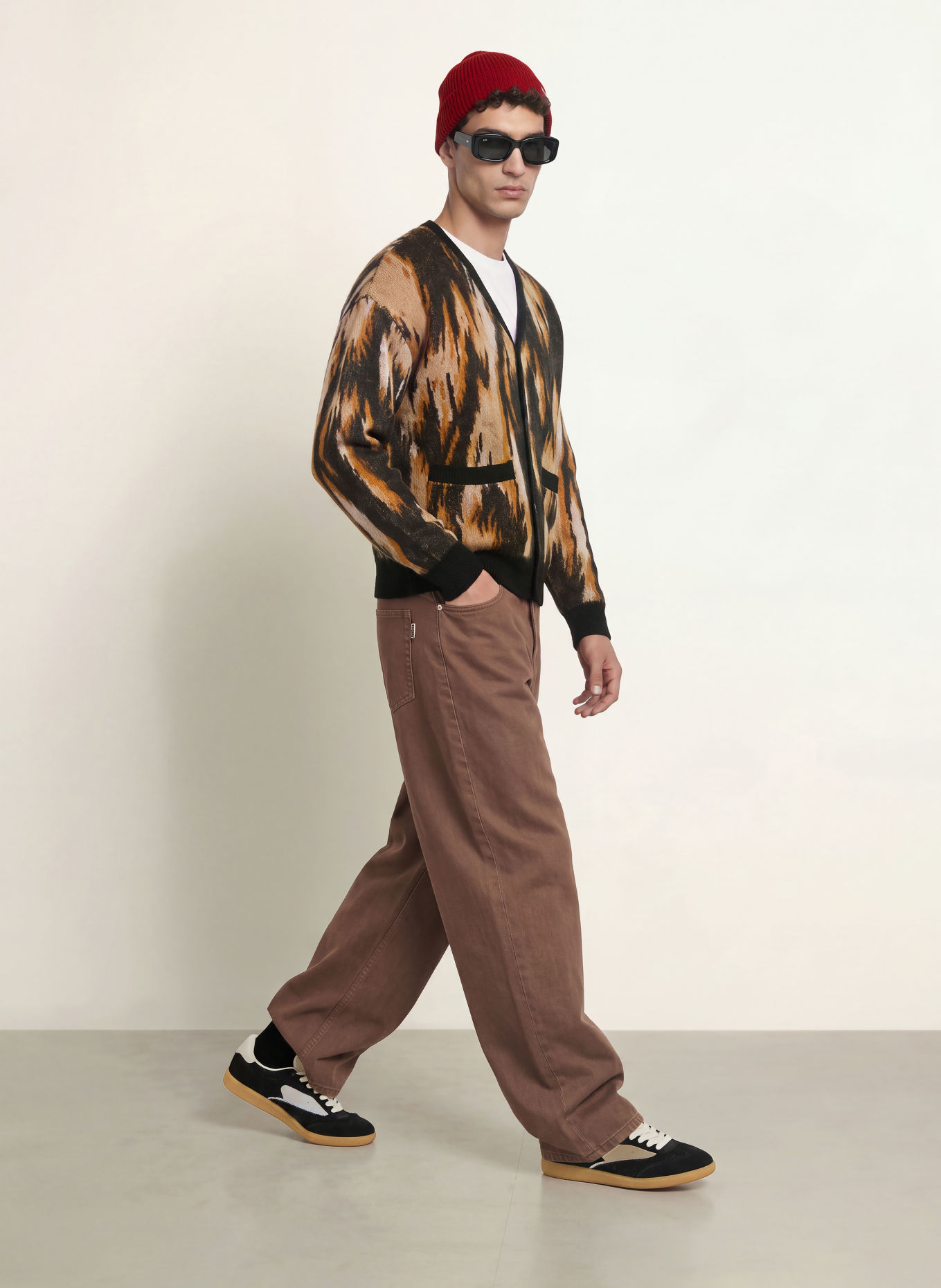 WOODBIRD Jeans WBLEROY Loose Fit: Washed Brown