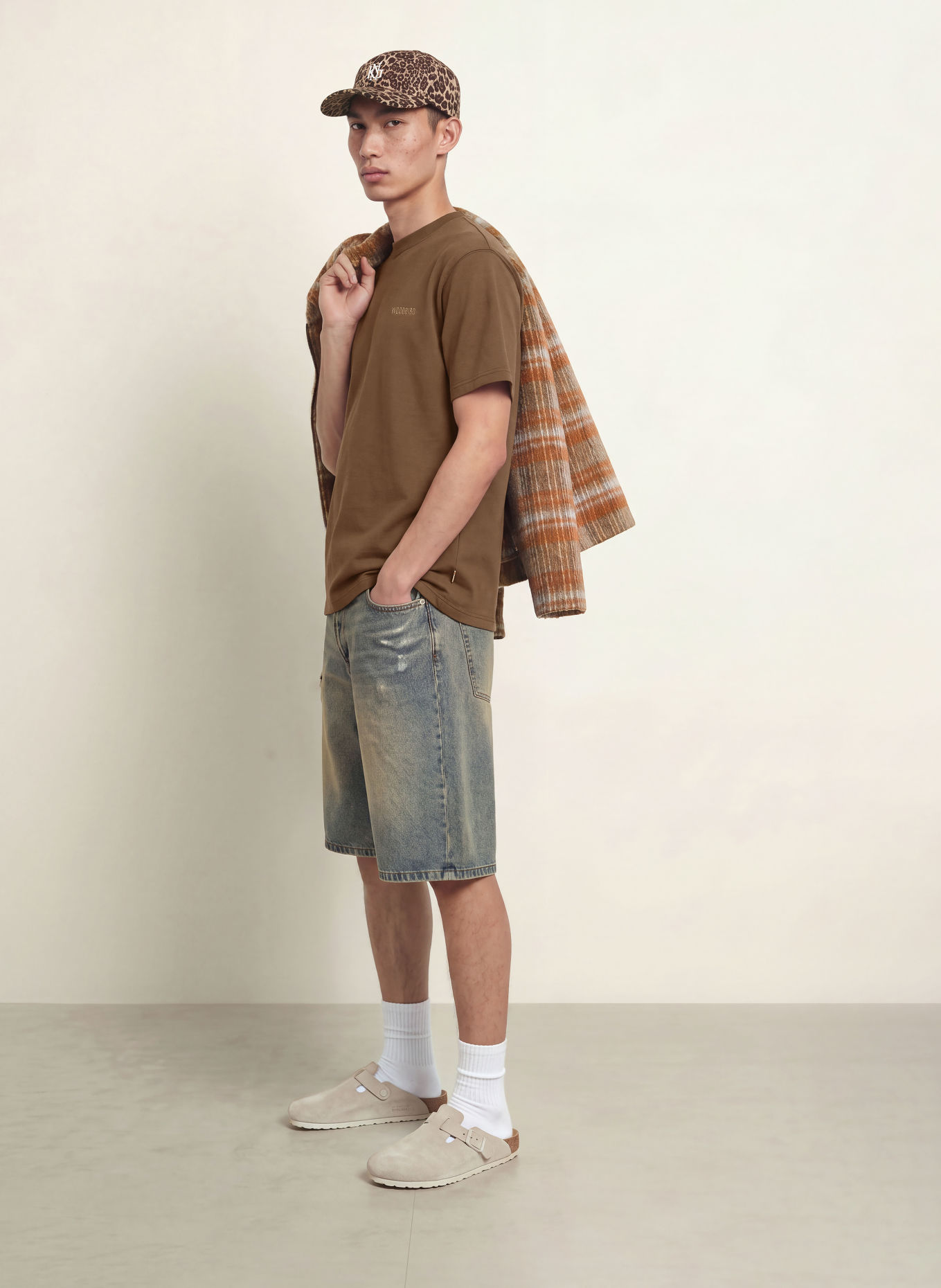 WOODBIRD T-shirt WBBAINE: BRUN