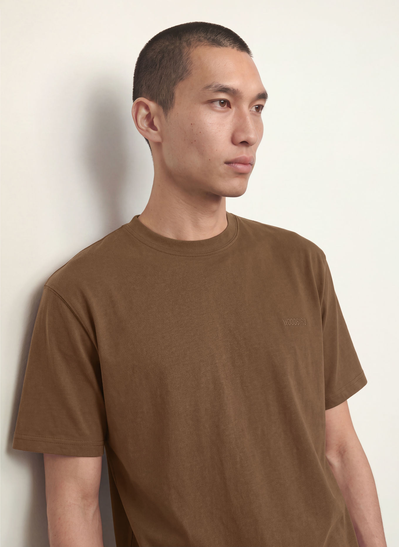 WOODBIRD T-shirt WBBAINE: BRUN