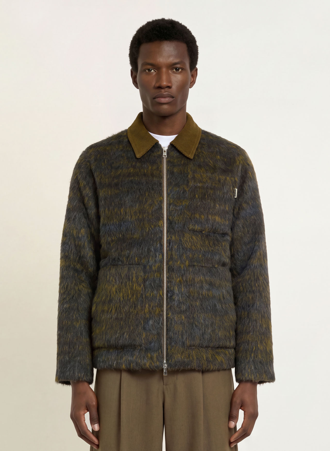WOODBIRD Overshirt WBBLADE: DARK GREEN / LIGHT GREEN / BLUE